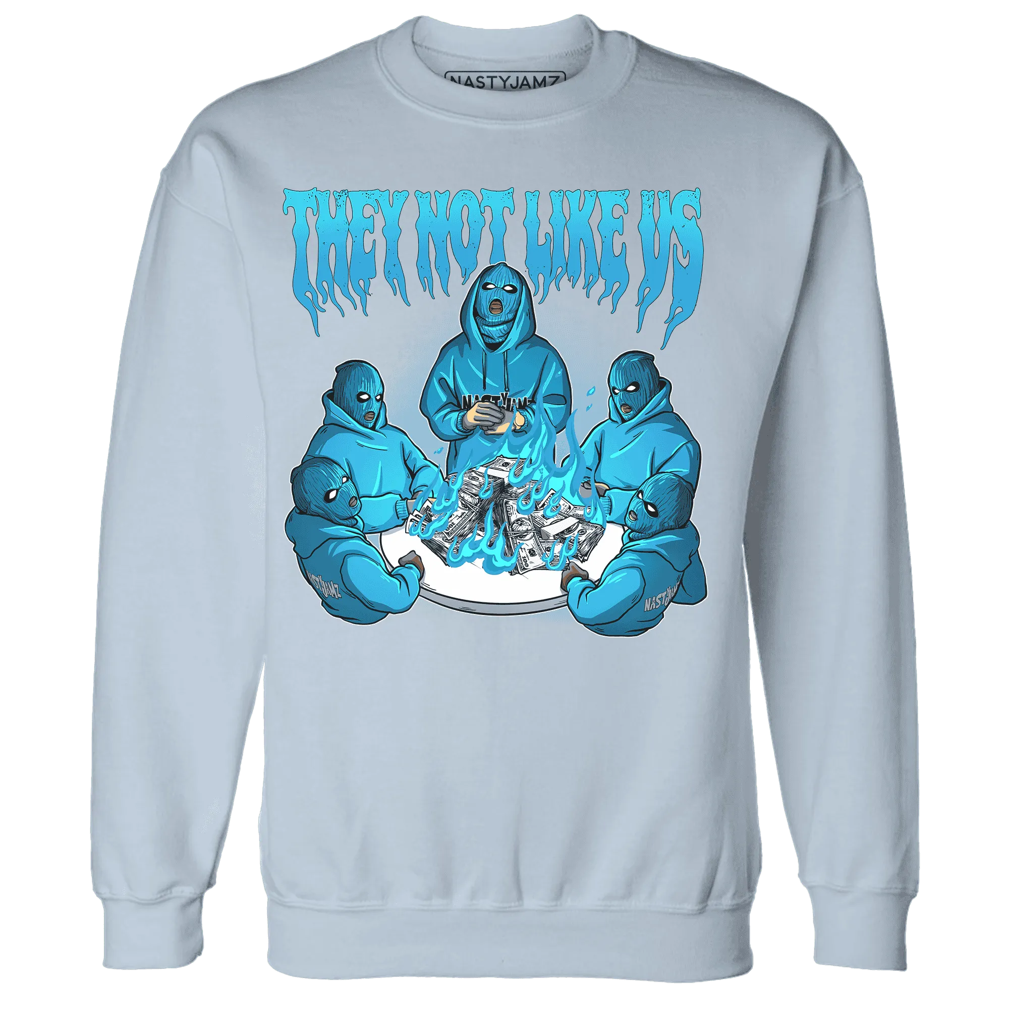 NastyJamz-Powder-Blue-9s-Sweatshirt-Match-They-Not-Like-Us