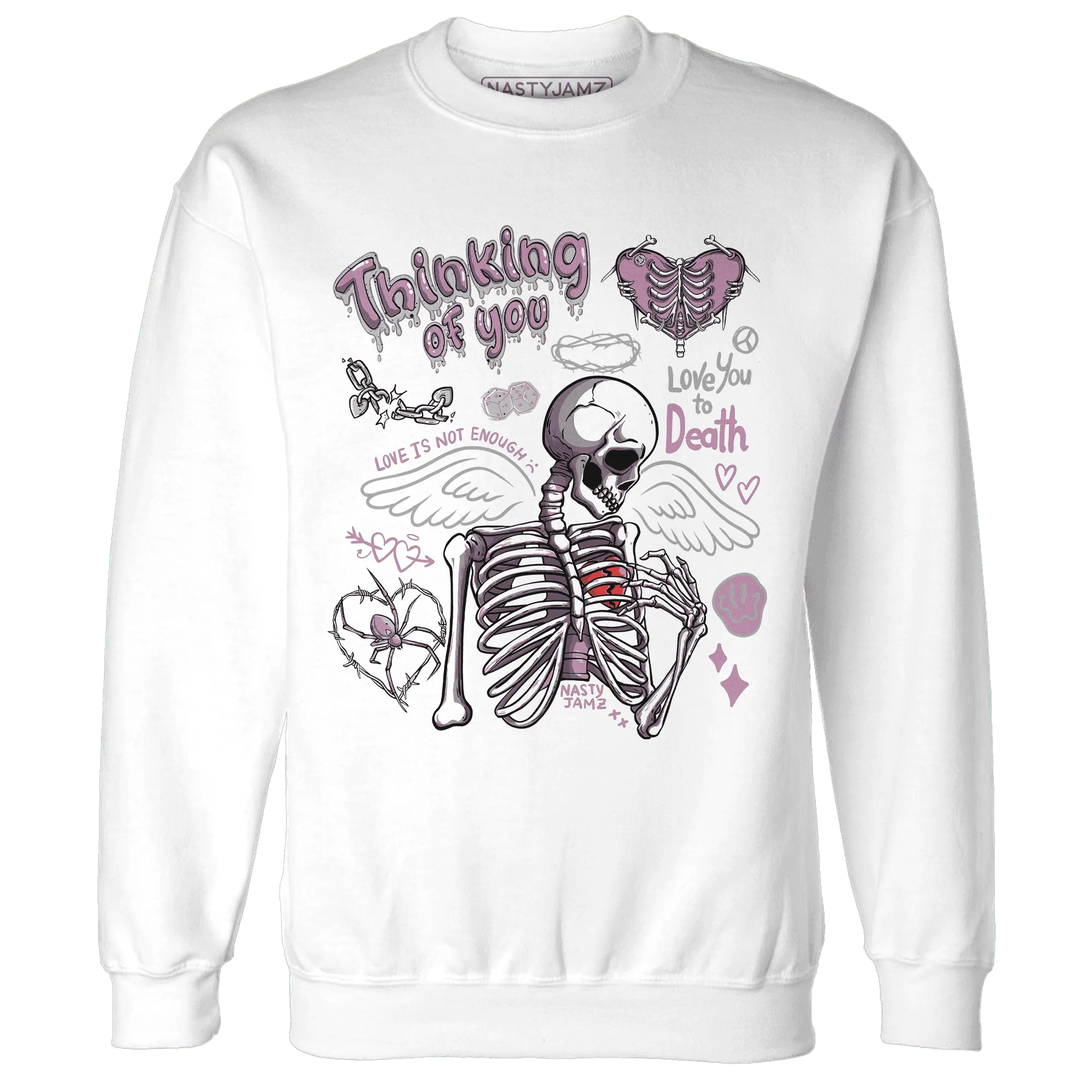 Orchid-Neutral-Grey-Black-White-4s-NastyJamz-Sweatshirt-Match-Thinking-Of-You