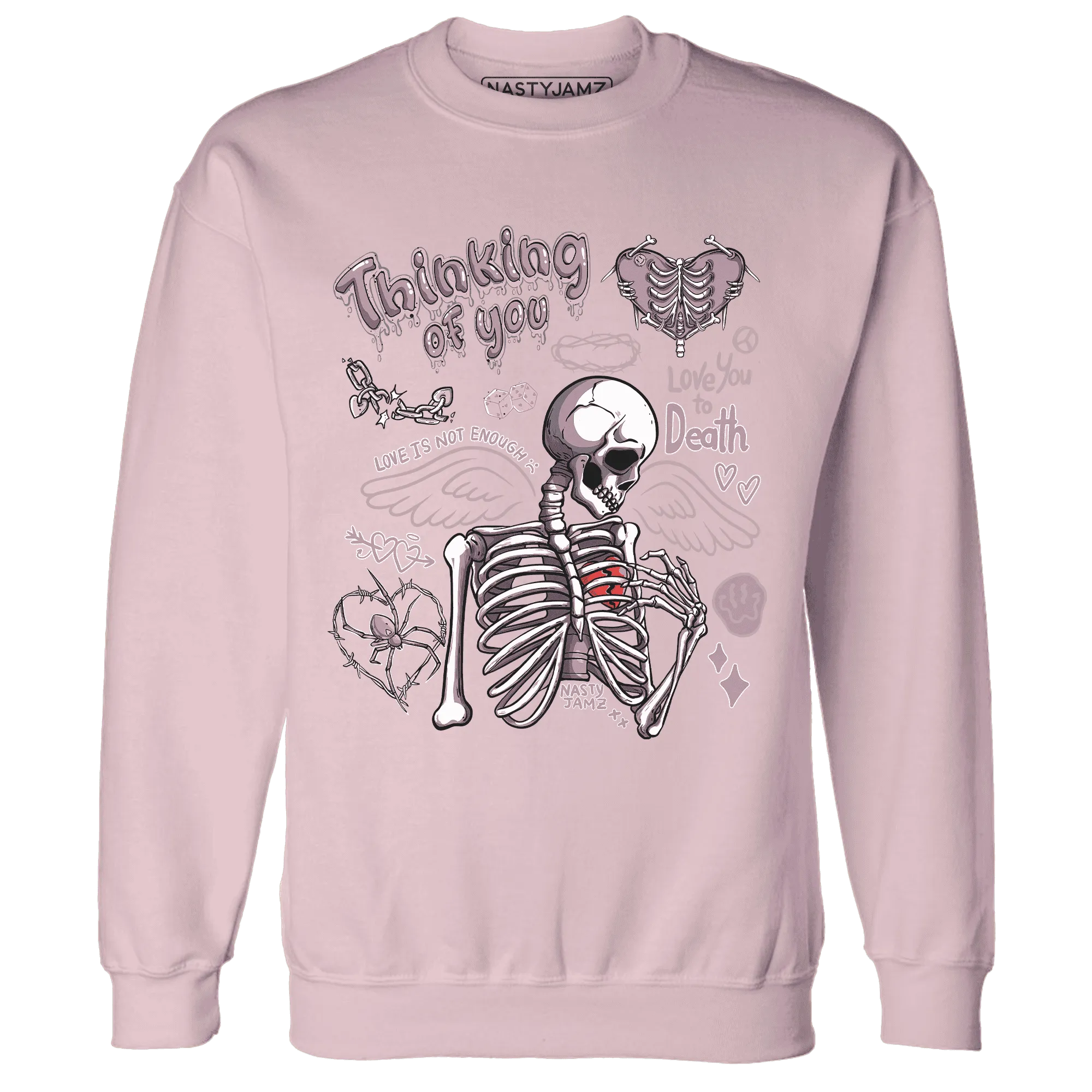 Orchid-Neutral-Grey-Black-White-4s-NastyJamz-Sweatshirt-Match-Thinking-Of-You