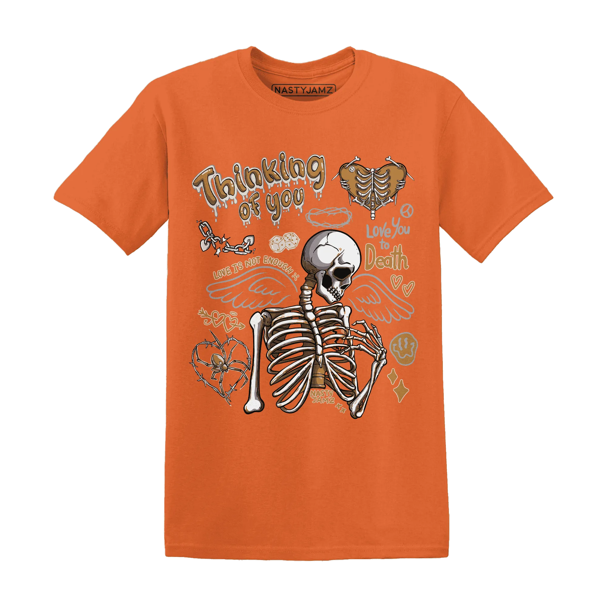 Dunk-Low-Retro-Wheat-Orange-NastyJamz-T-Shirt-Match-Thinking-Of-You