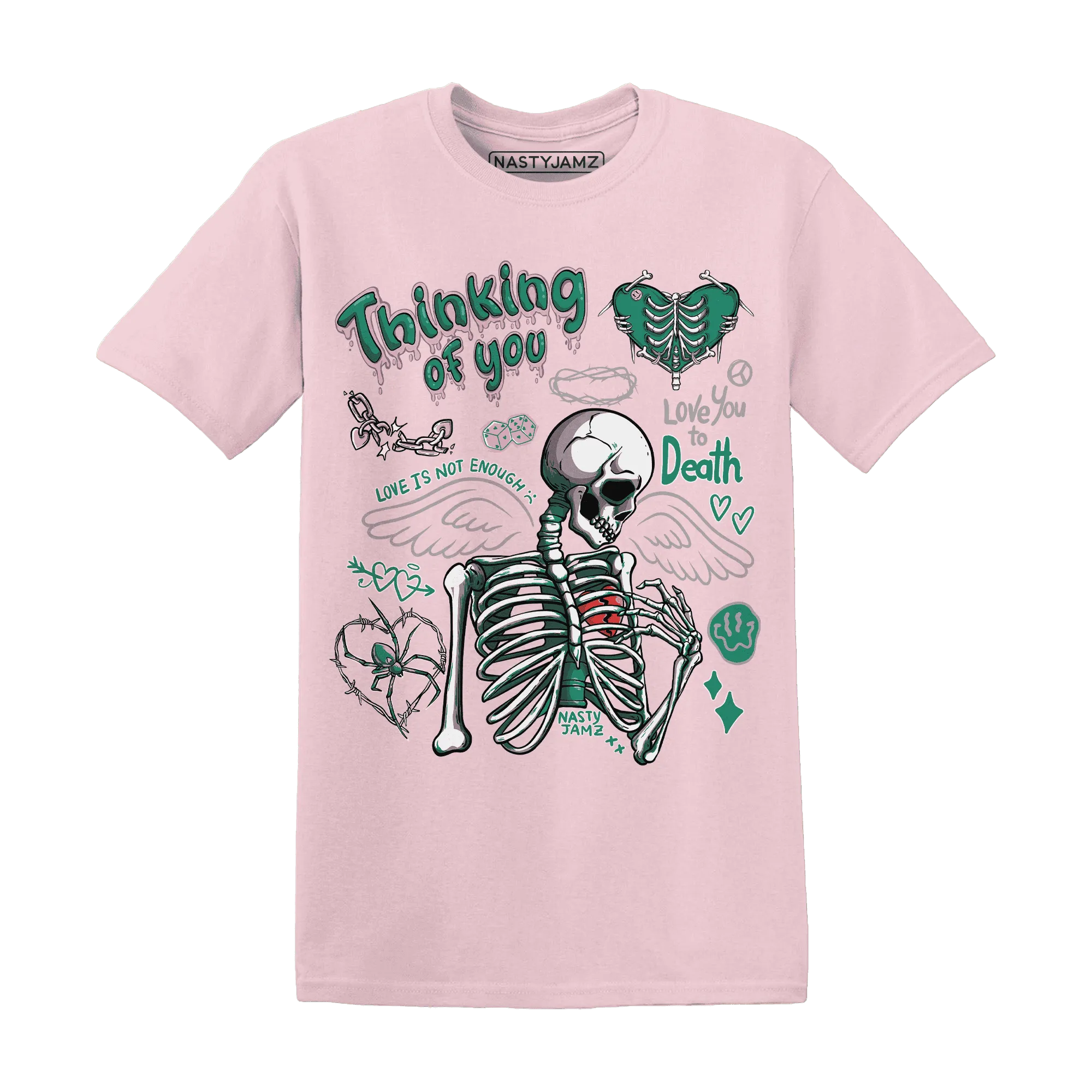 Dunk-Pink-Malachite-Medium-Soft-Low-Sail-NastyJamz-T-Shirt-Match-Thinking-Of-You