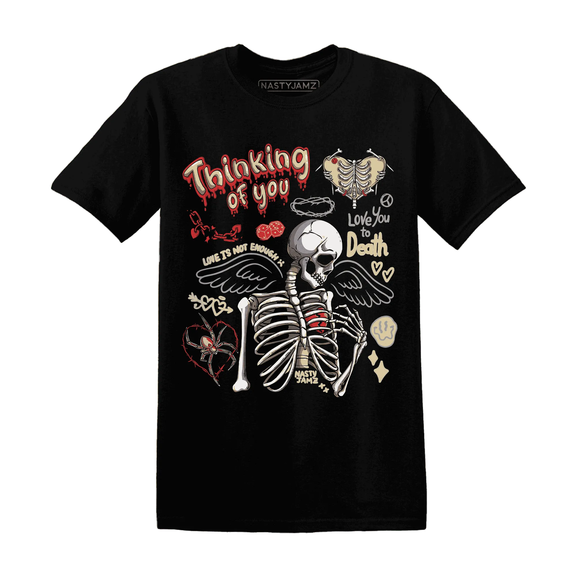 Dunk-Strawberry-Waffle-NastyJamz-T-Shirt-Match-Thinking-Of-You