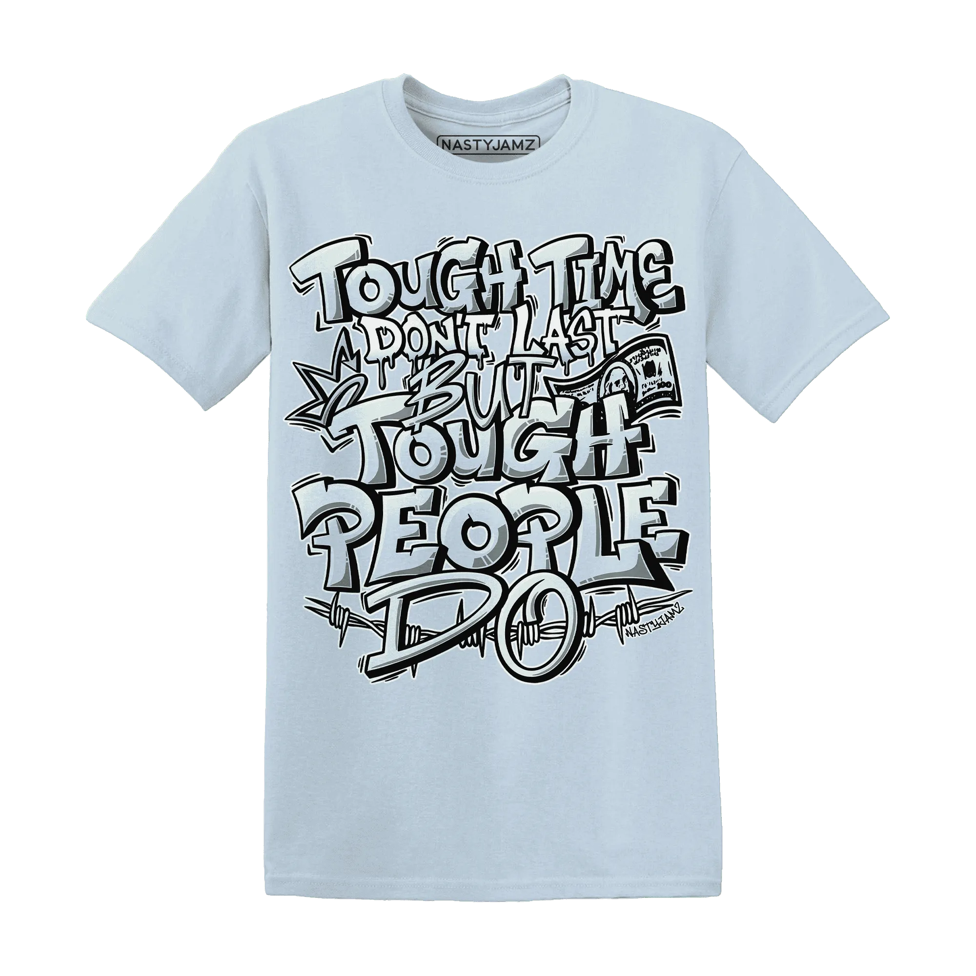 NastyJamz-AF-1-Low-Jade-Ice-White-T-Shirt-Match-Tough-People-Never-Fall