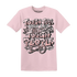 Low-Legend-Pink-11s-T-Shirt-Match-Tough-People-Never-Fall