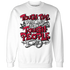 Retro-Red-Taxi-12s-Sweatshirt-Match-Tough-People-Never-Fall