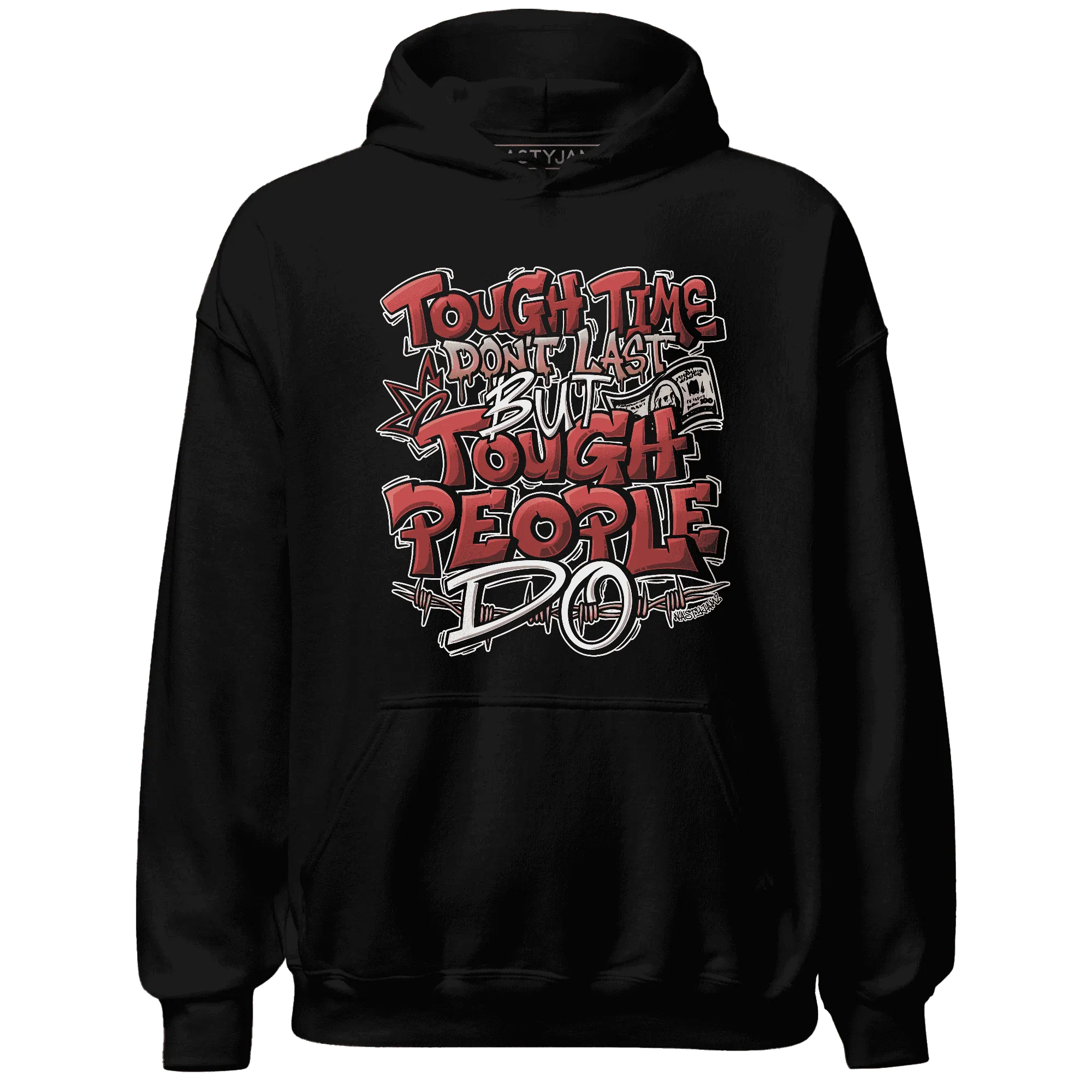 Dune-Red-13s-Hoodie-Match-Tough-People-Never-Fall