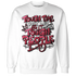High-87-Metallic-Burgundy-1s-Sweatshirt-Match-Tough-People-Never-Fall