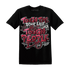 High-87-Metallic-Burgundy-1s-T-Shirt-Match-Tough-People-Never-Fall