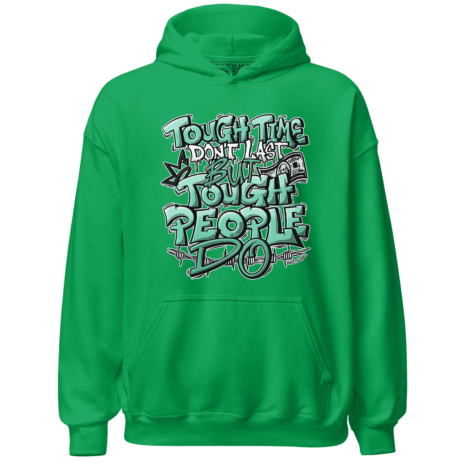 High-OG-Green-Glow-1s-Hoodie-Match-Tough-People-Never-Fall
