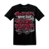 High-White-Team-Red-1s-T-Shirt-Match-Tough-People-Never-Fall
