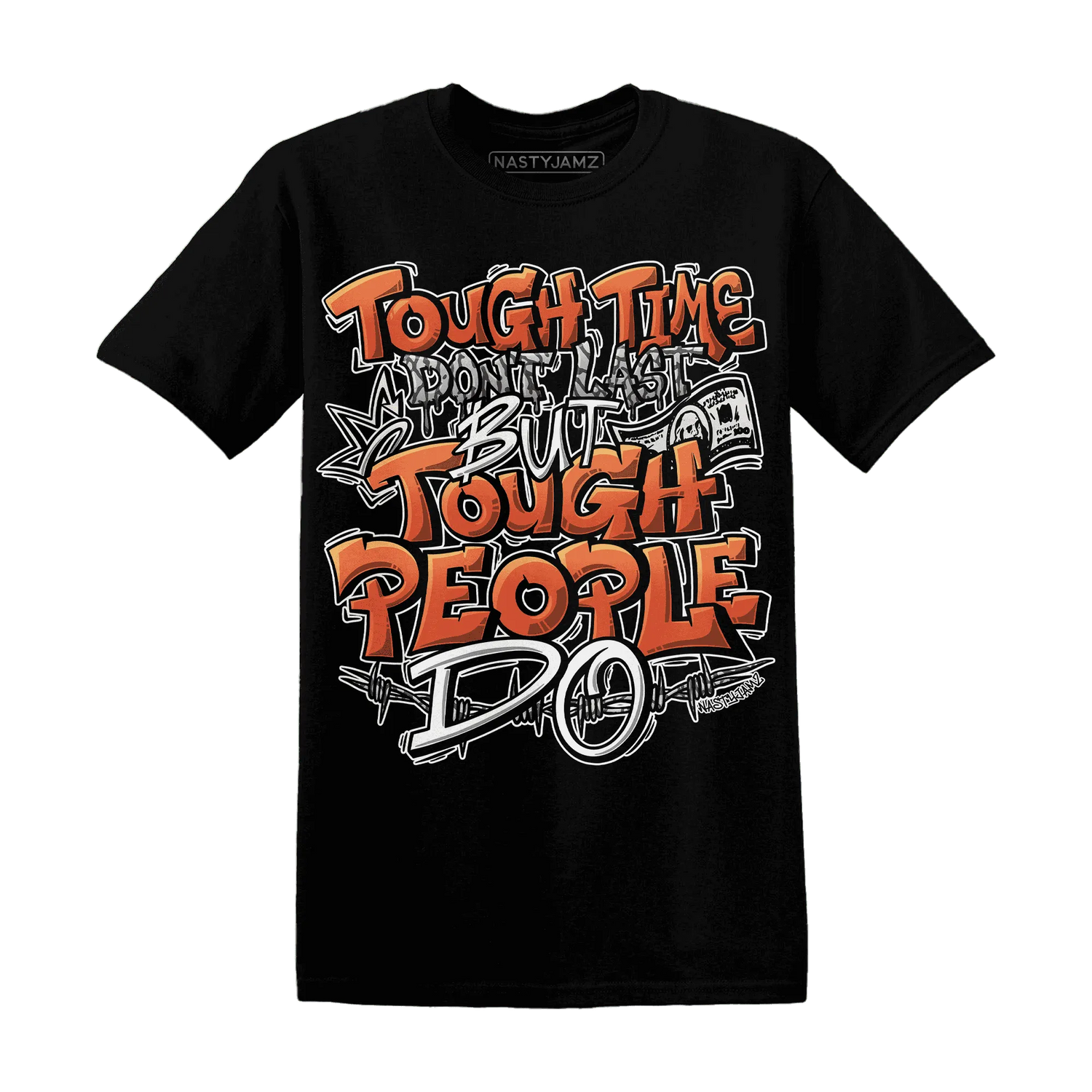 Georgia-Peach-3s-T-Shirt-Match-Tough-People-Never-Fall