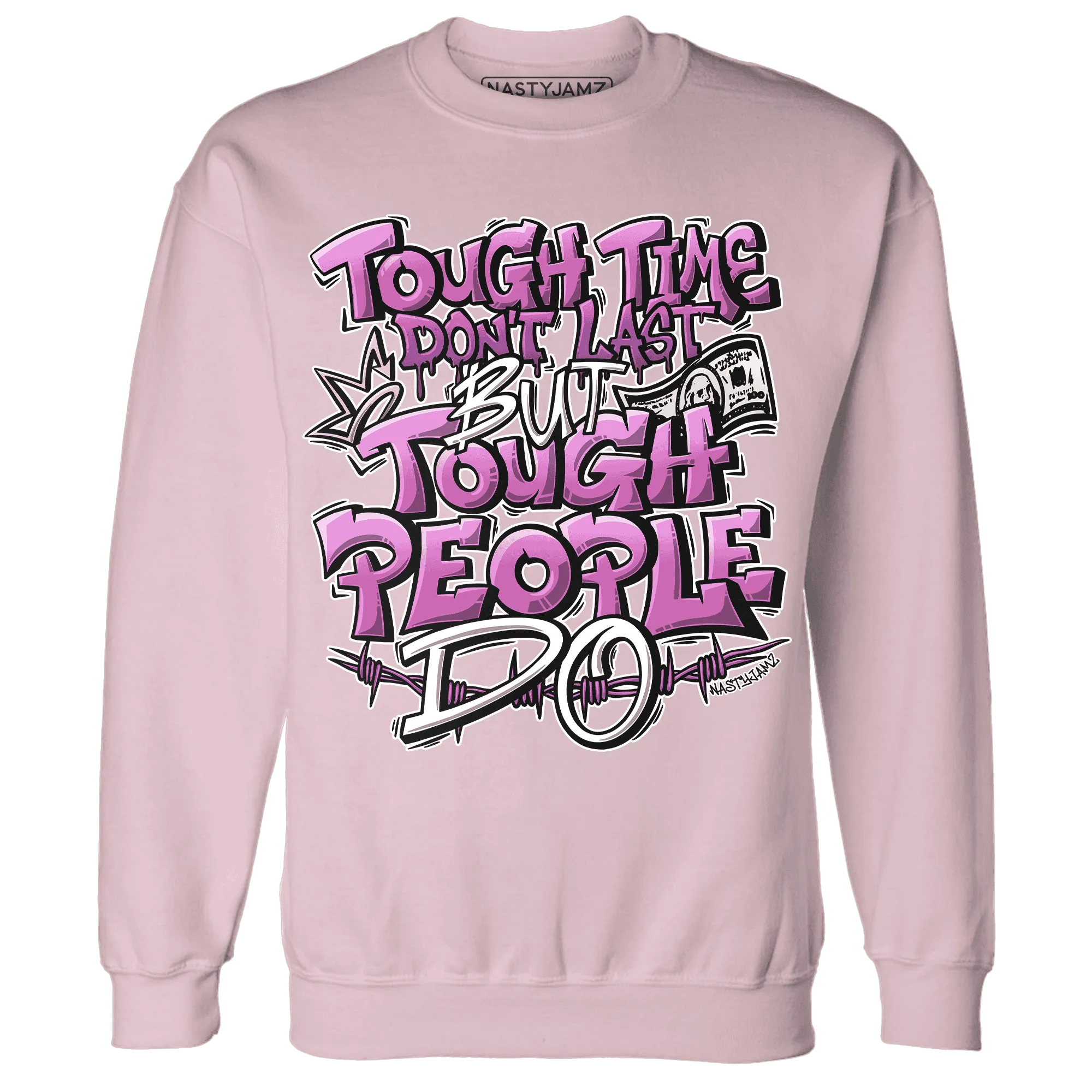 GS-Hyper-Violet-4s-Sweatshirt-Match-Tough-People-Never-Fall