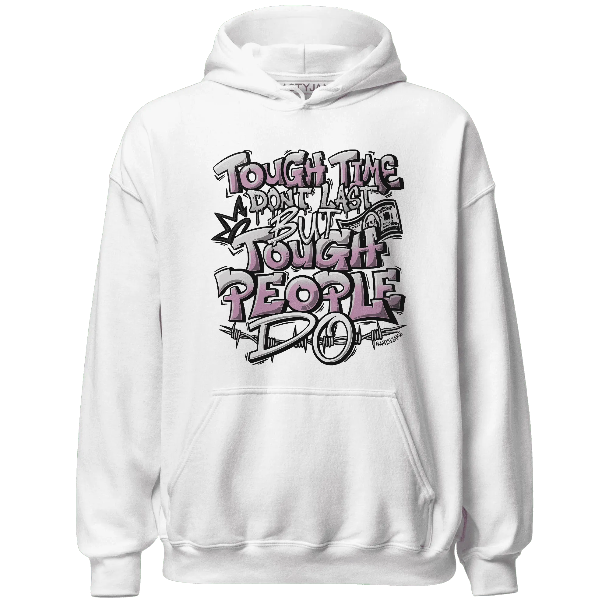 Orchid-Neutral-Grey-Black-White-4s-NastyJamz-Hoodie-Match-Tough-People-Never-Fall