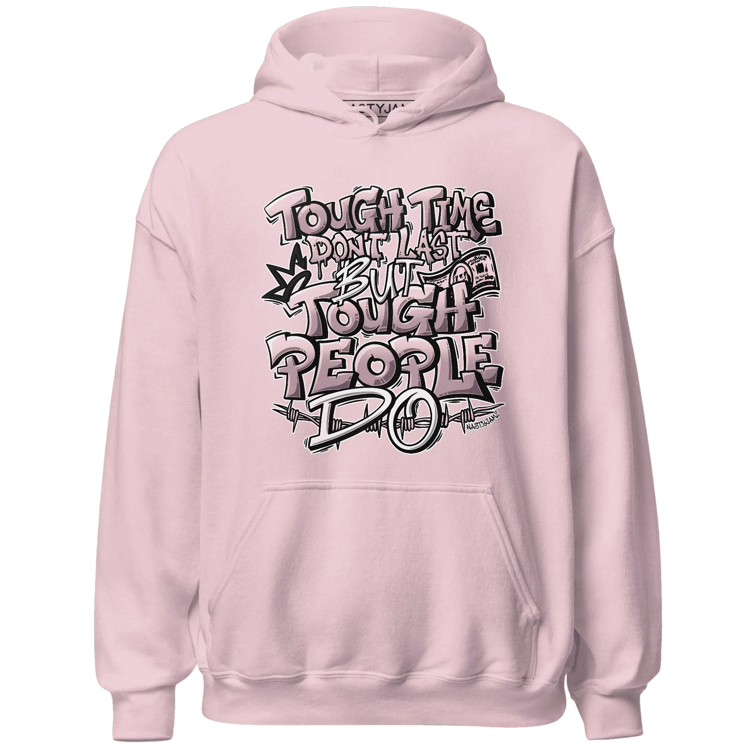 Orchid-Neutral-Grey-Black-White-4s-NastyJamz-Hoodie-Match-Tough-People-Never-Fall