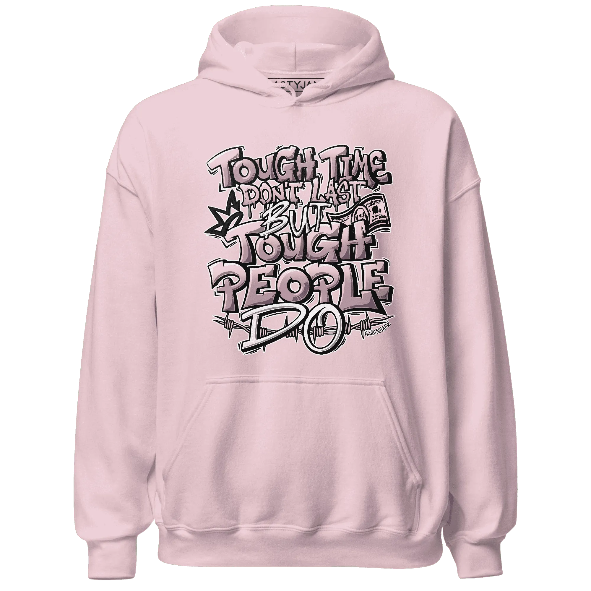 Orchid-Neutral-Grey-Black-White-4s-NastyJamz-Hoodie-Match-Tough-People-Never-Fall