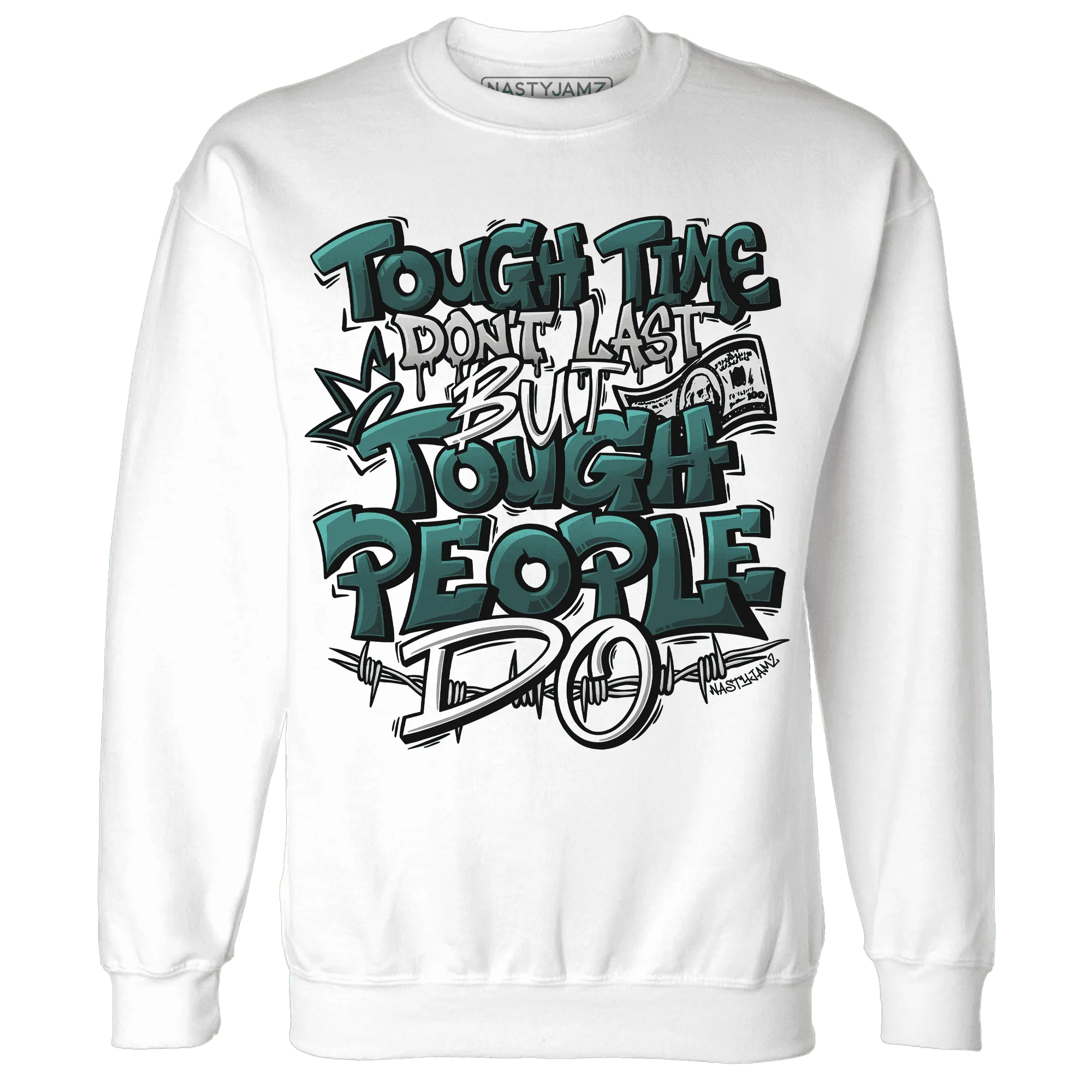 Oxidized-Green-4s-Sweatshirt-Match-Tough-People-Never-Fall