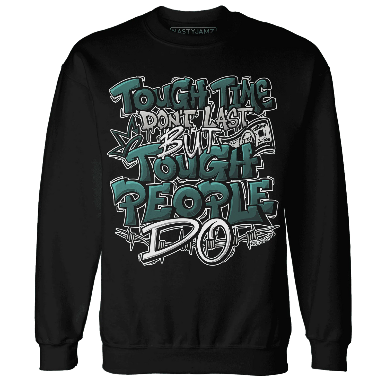 Oxidized-Green-4s-Sweatshirt-Match-Tough-People-Never-Fall