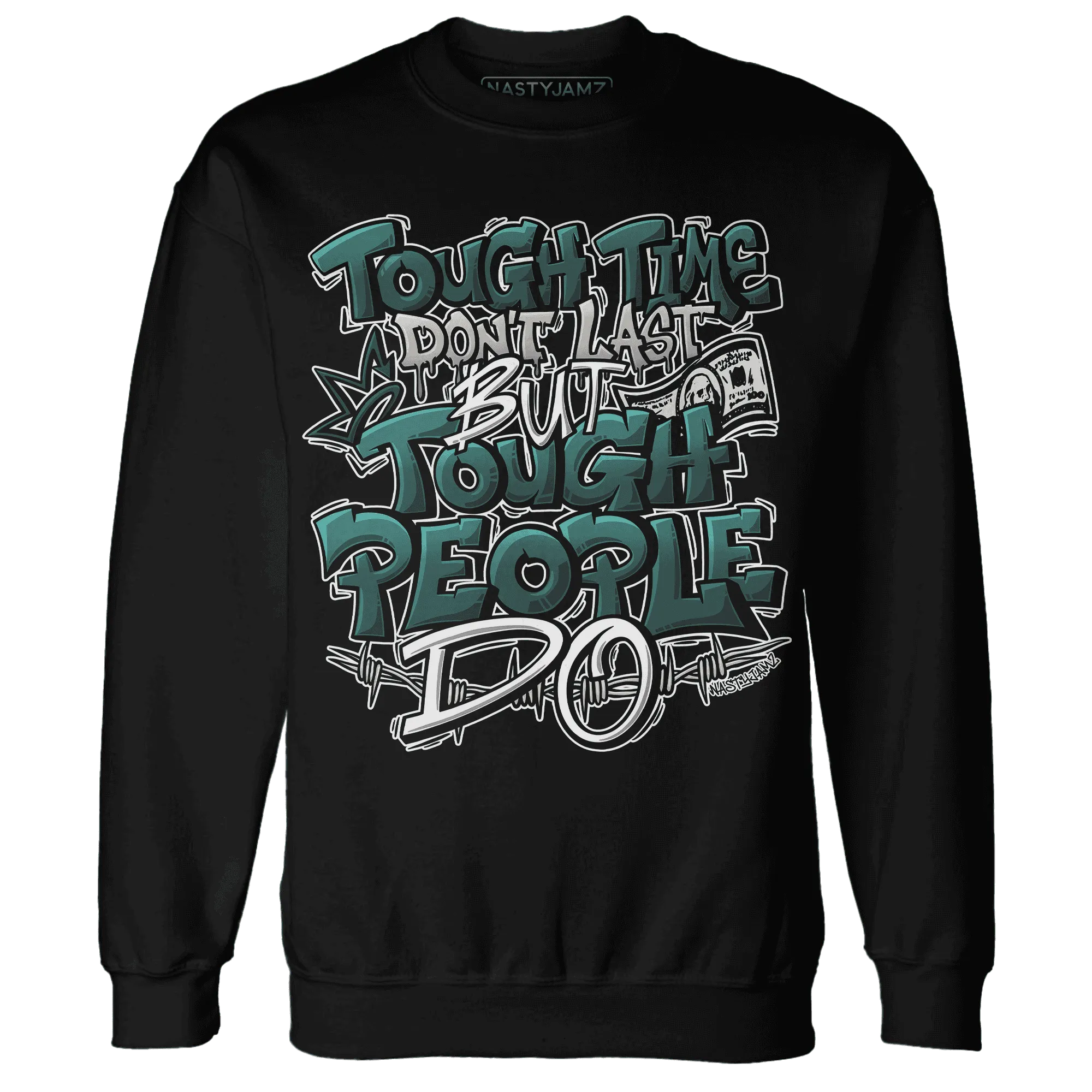 Oxidized-Green-4s-Sweatshirt-Match-Tough-People-Never-Fall