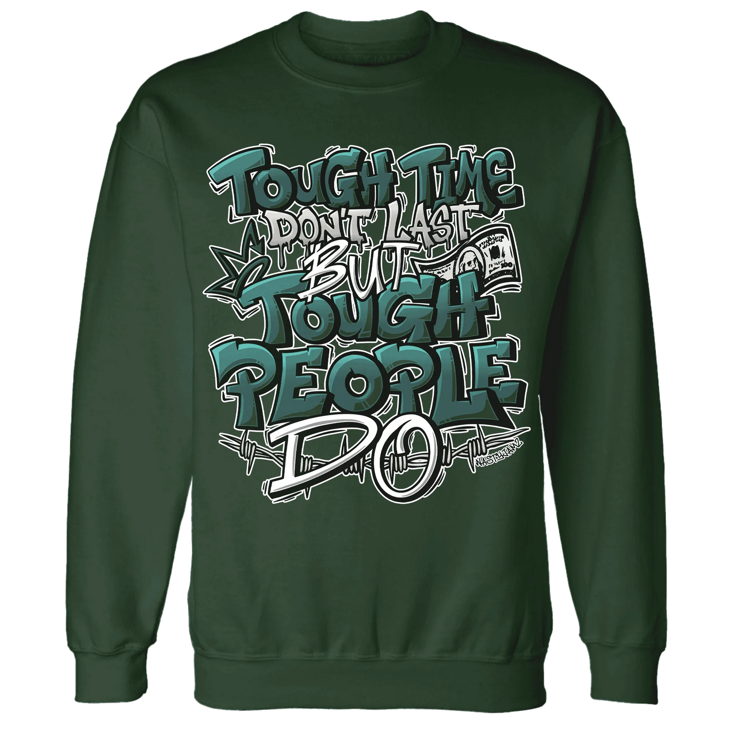 Oxidized-Green-4s-Sweatshirt-Match-Tough-People-Never-Fall
