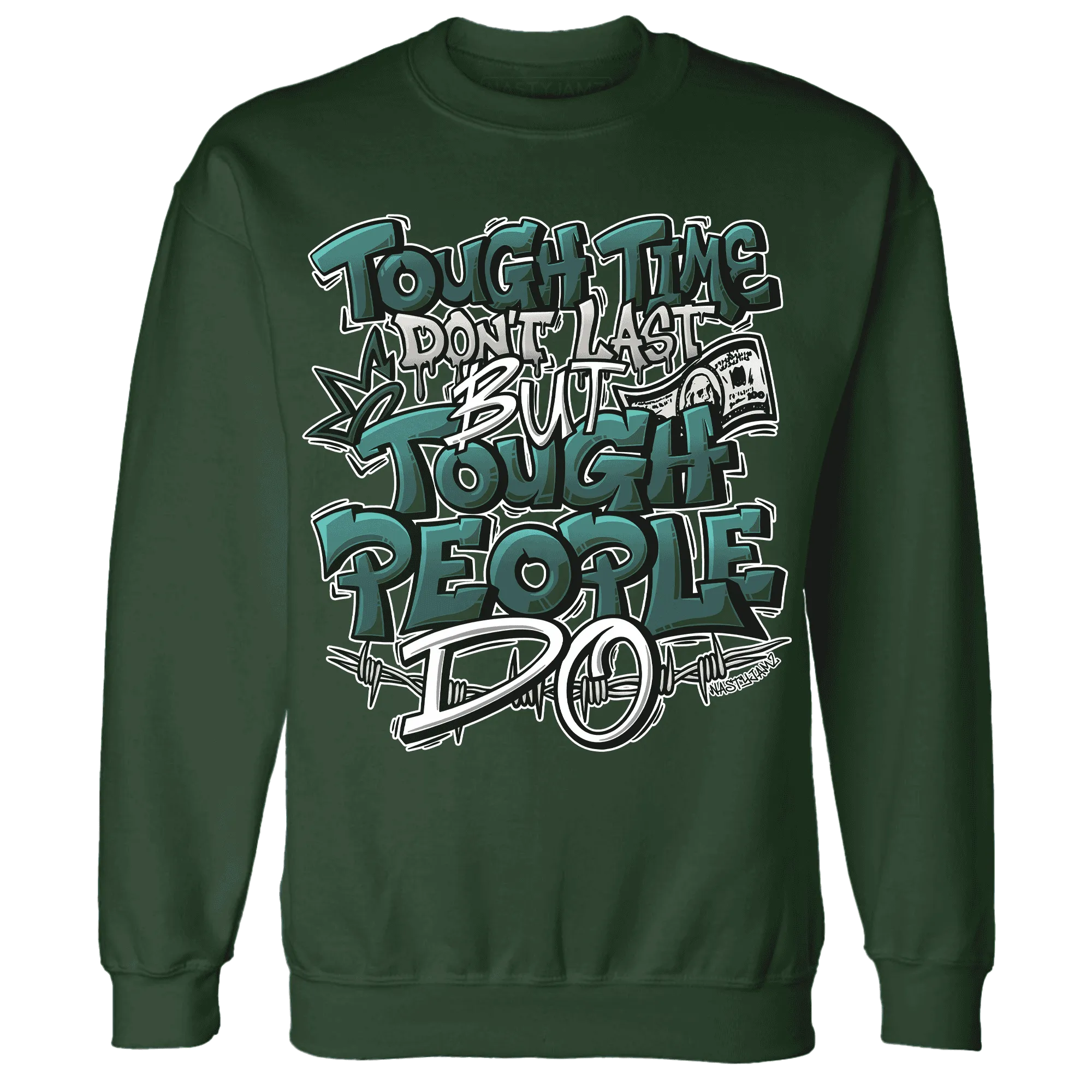 Oxidized-Green-4s-Sweatshirt-Match-Tough-People-Never-Fall