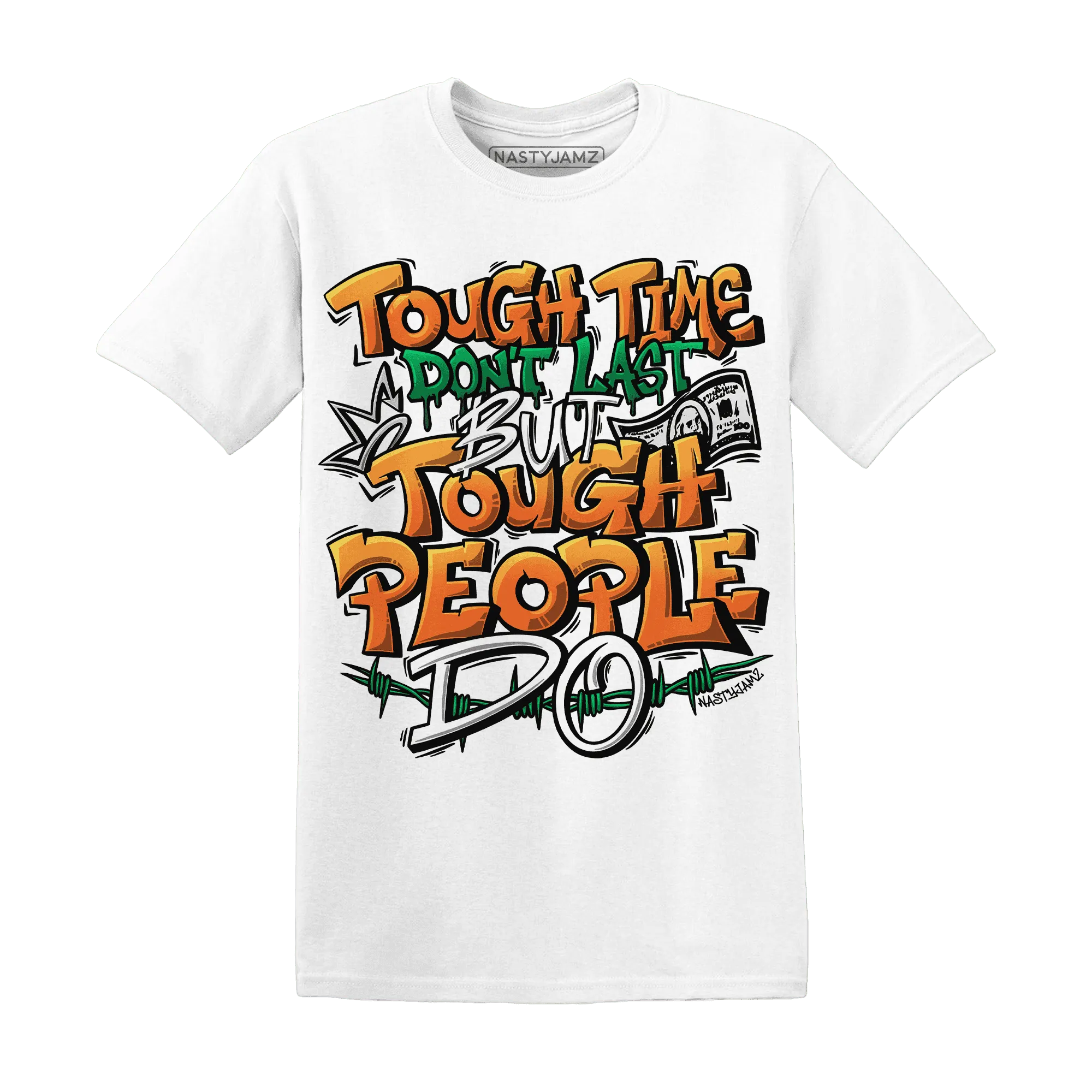 MAM-Hurricanes-5s-T-Shirt-Match-Tough-People-Never-Fall