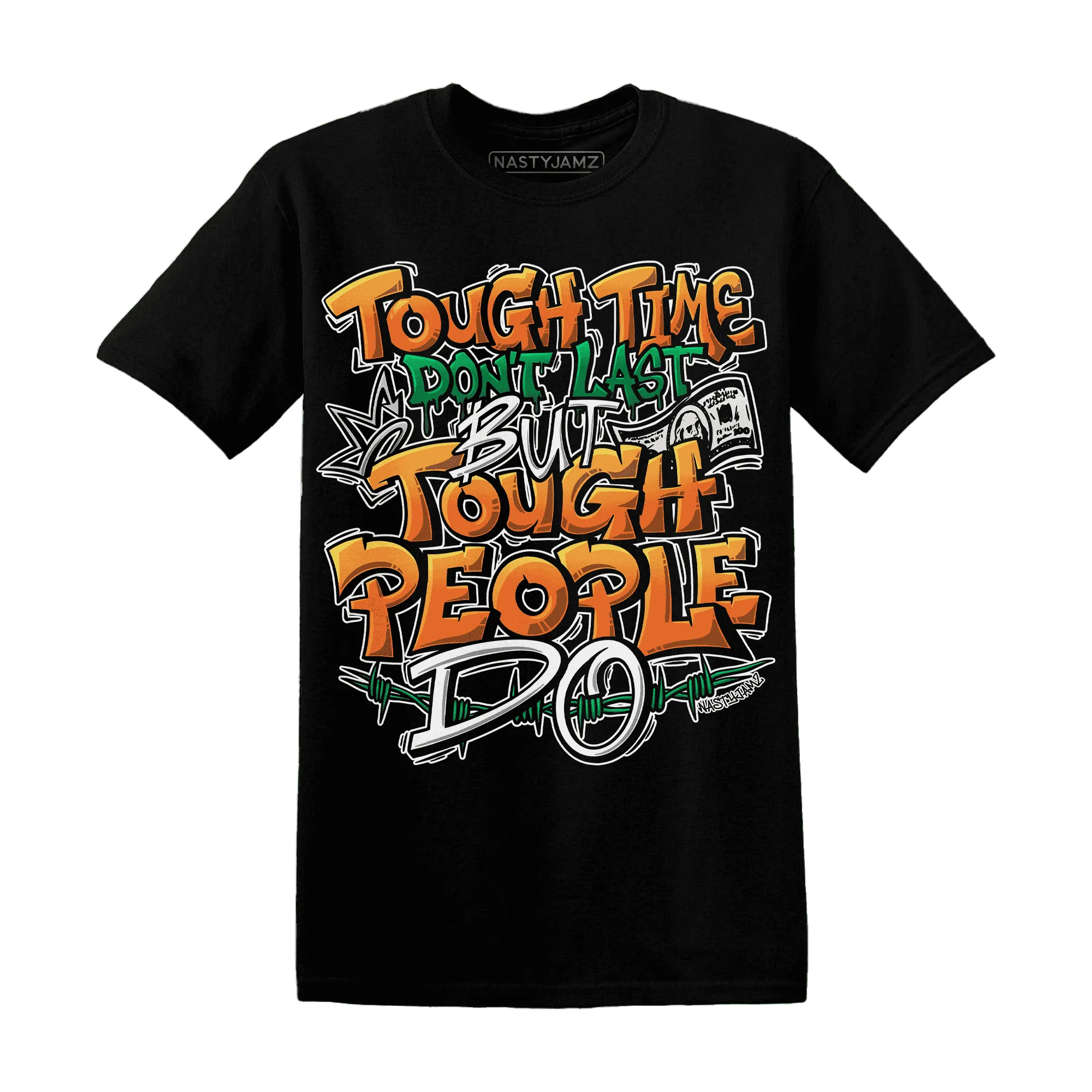 MAM-Hurricanes-5s-T-Shirt-Match-Tough-People-Never-Fall