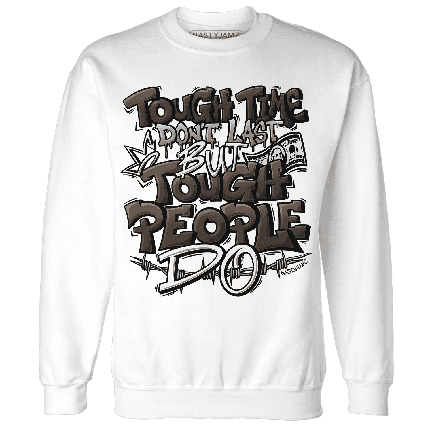 Dunk-Low-Baroque-Brown-Sweatshirt-Match-Tough-People-Never-Fall