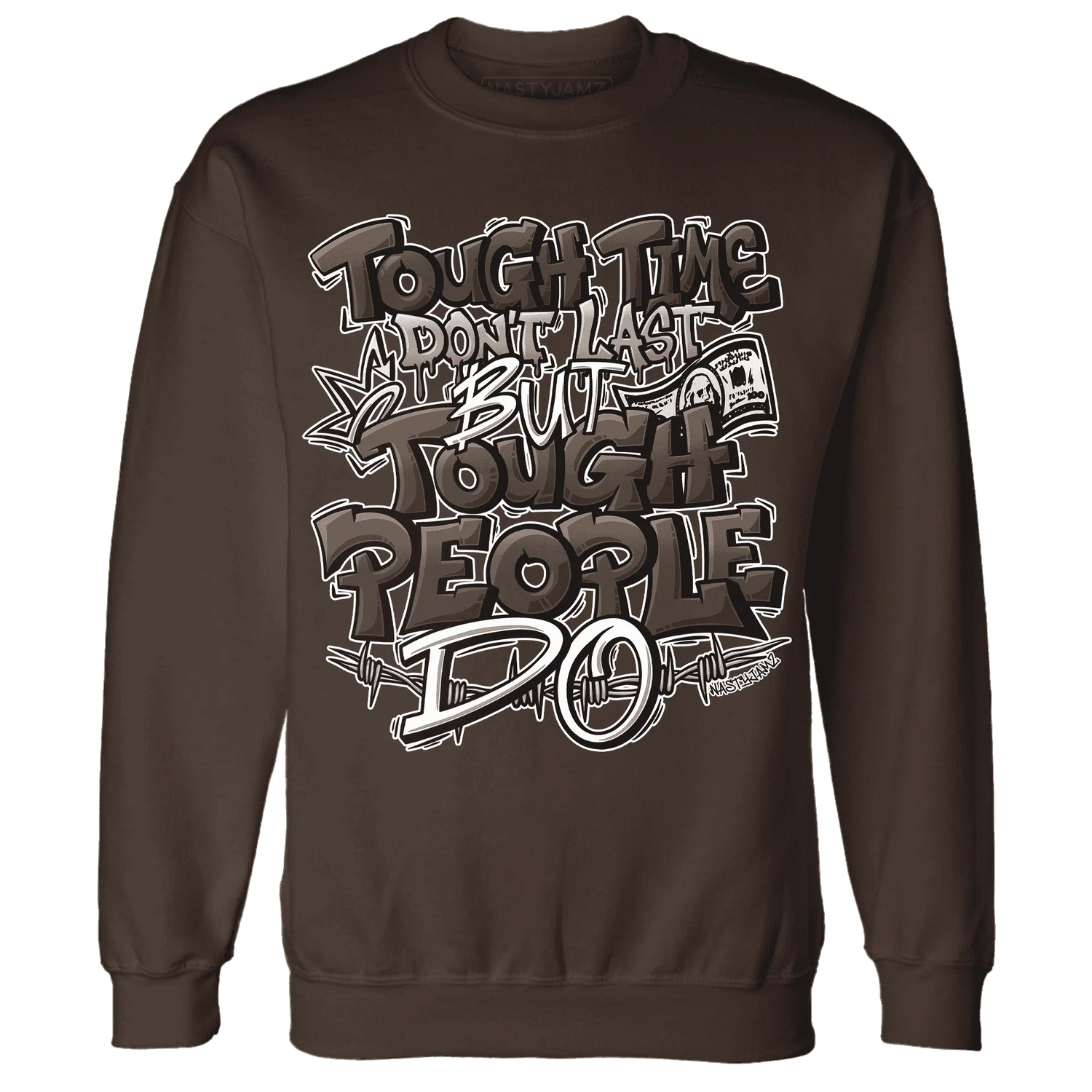 Dunk-Low-Baroque-Brown-Sweatshirt-Match-Tough-People-Never-Fall