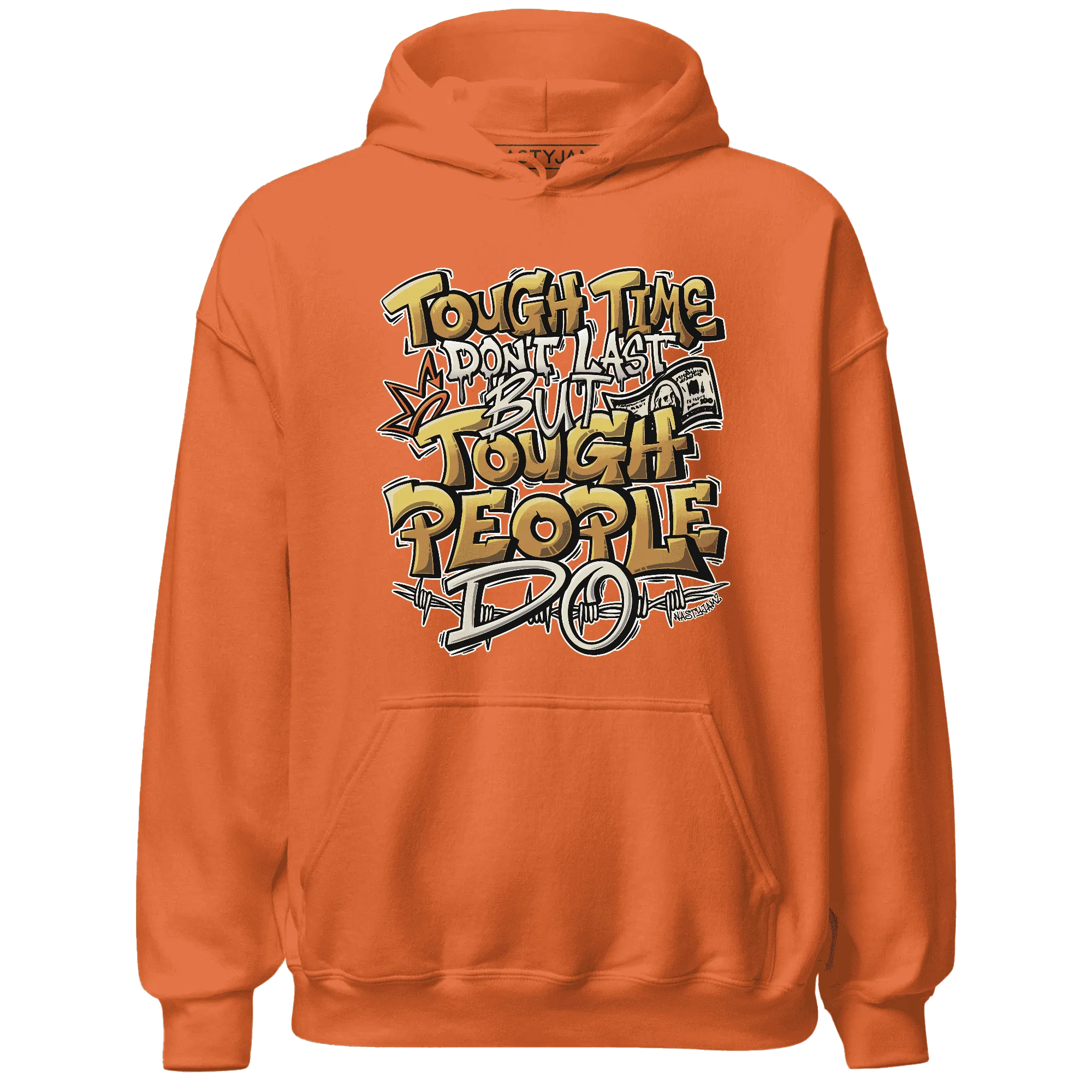 Dunk-Low-Retro-Wheat-Orange-NastyJamz-Hoodie-Match-Tough-People-Never-Fall