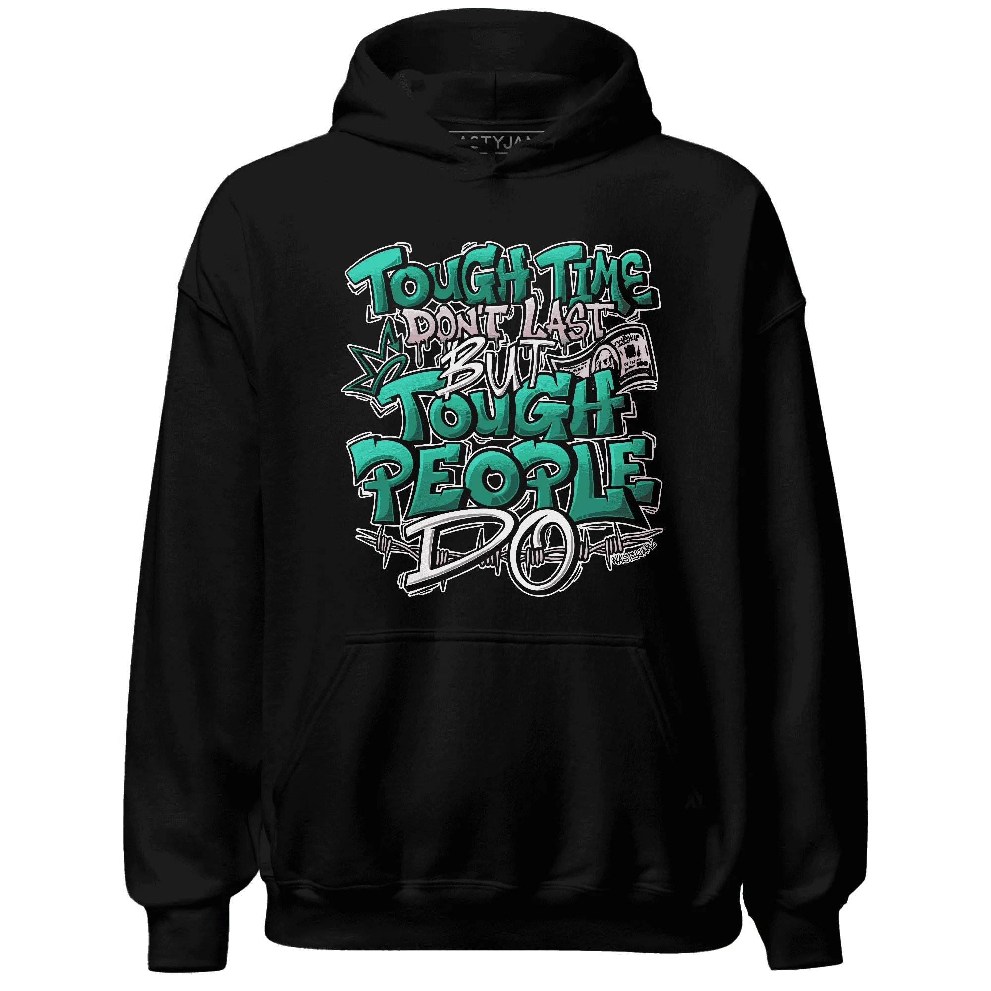 NastyJamz-Dunk-Pink-Malachite-Medium-Soft-Low-Sail-Hoodie-Match-Tough-People-Never-Fall