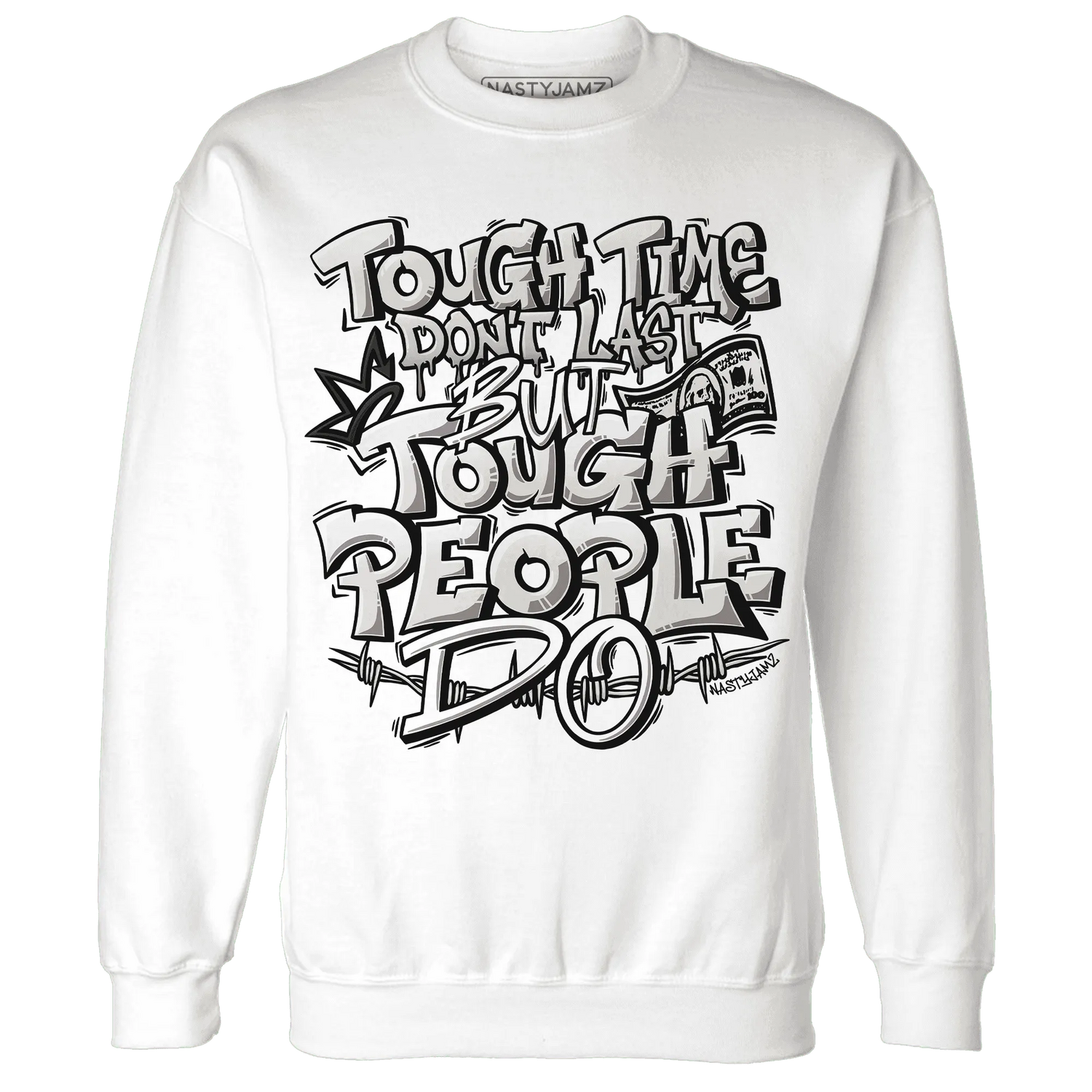 Gratitude-11s-Sweatshirt-Match-Tough-People-Never-Fall