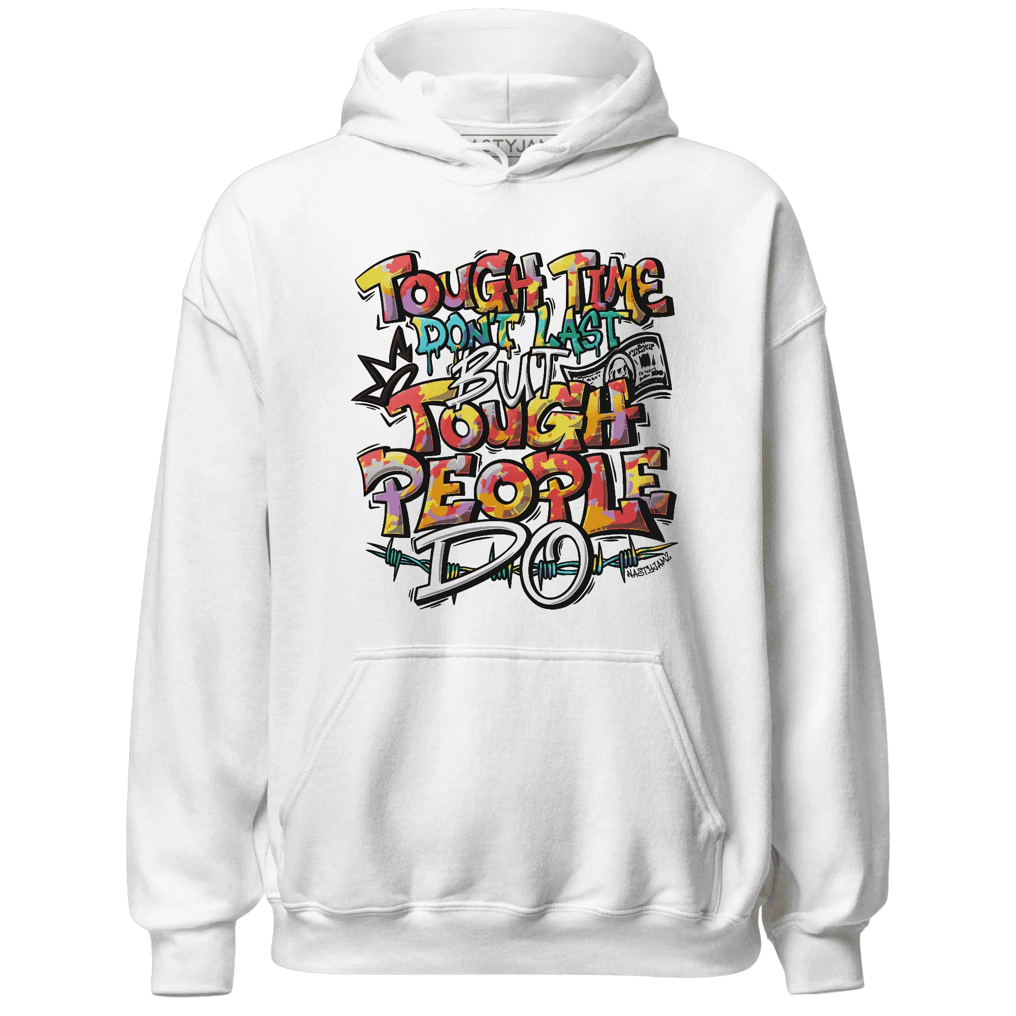 Mid-GS-Six-Championships-1s-Hoodie-Match-Tough-People-Never-Fall