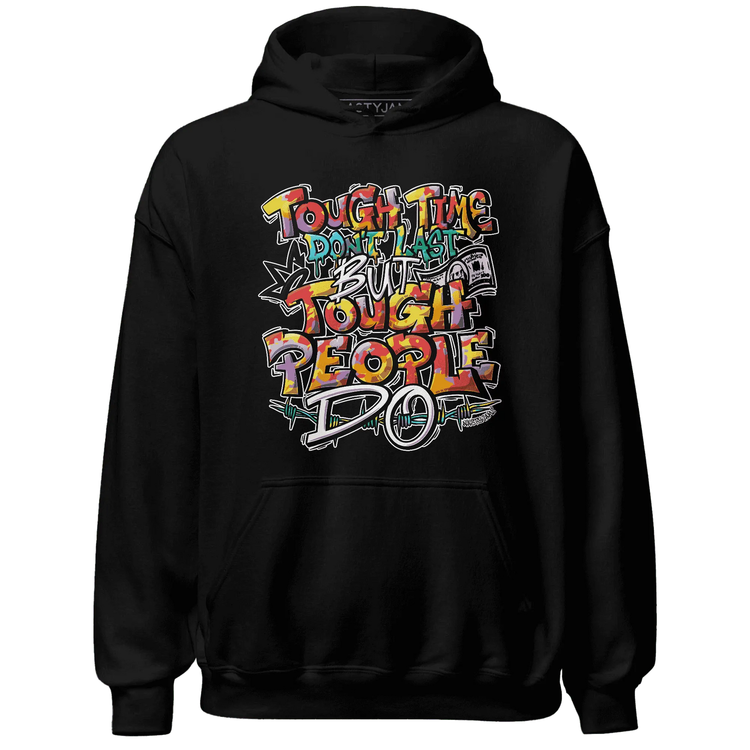 Mid-GS-Six-Championships-1s-Hoodie-Match-Tough-People-Never-Fall
