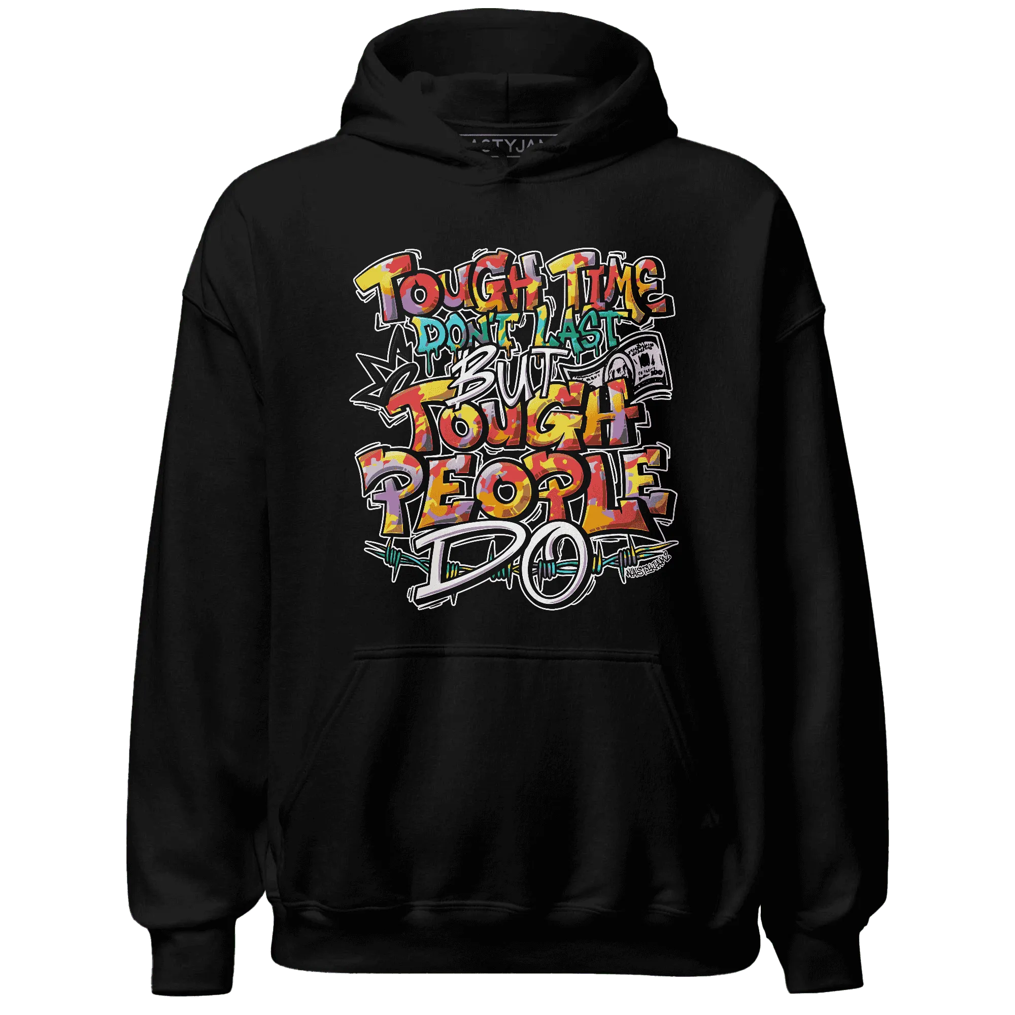 Mid-GS-Six-Championships-1s-Hoodie-Match-Tough-People-Never-Fall