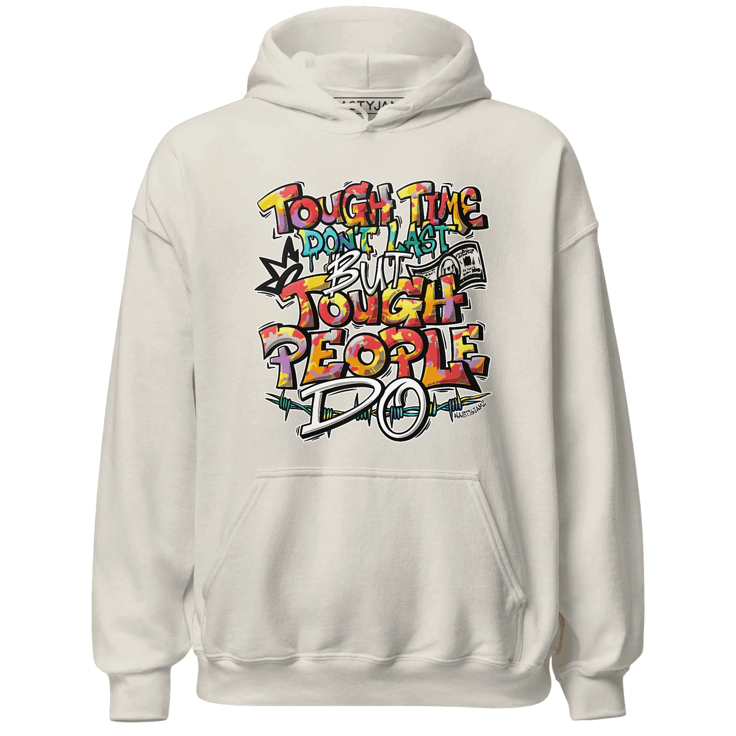Mid-GS-Six-Championships-1s-Hoodie-Match-Tough-People-Never-Fall