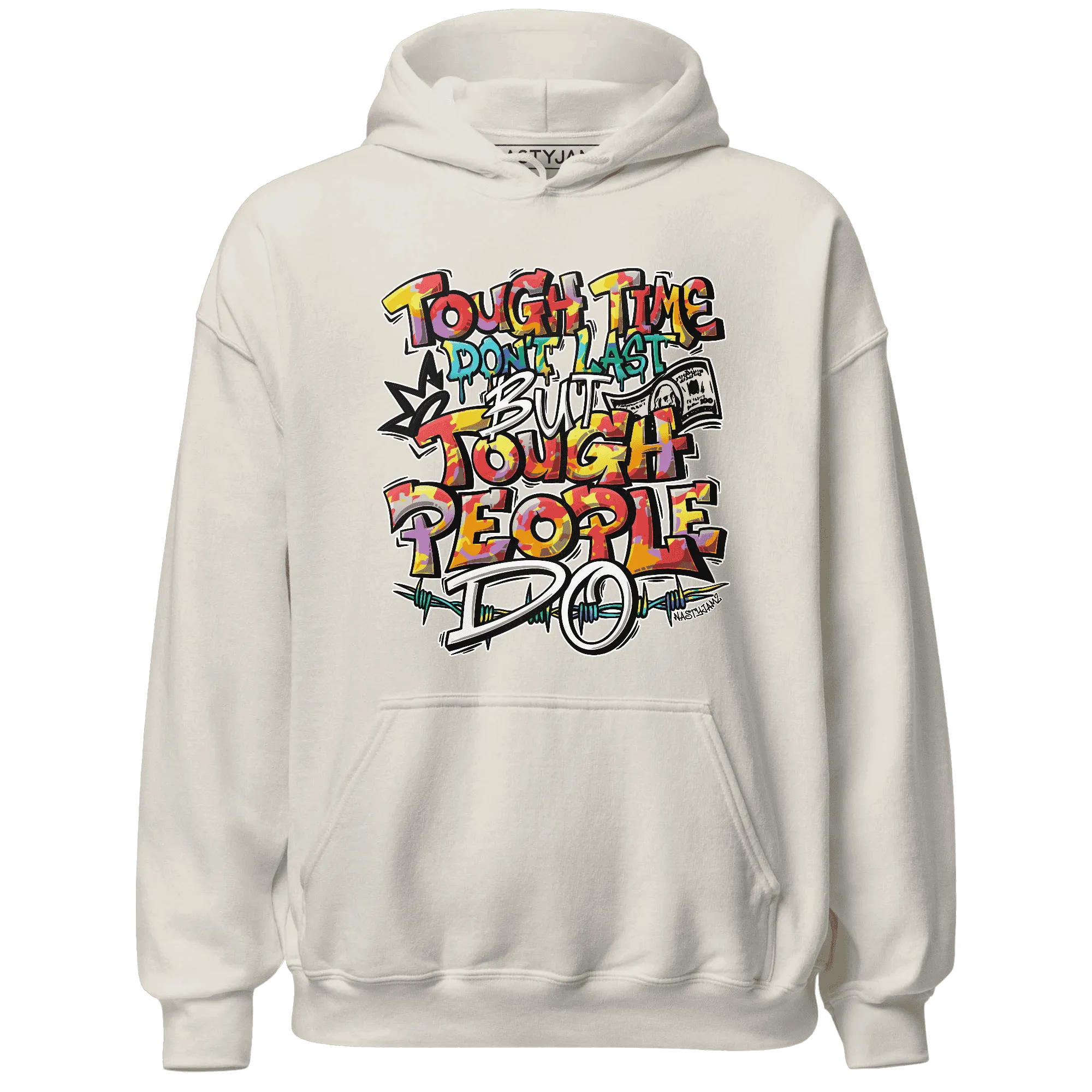 Mid-GS-Six-Championships-1s-Hoodie-Match-Tough-People-Never-Fall