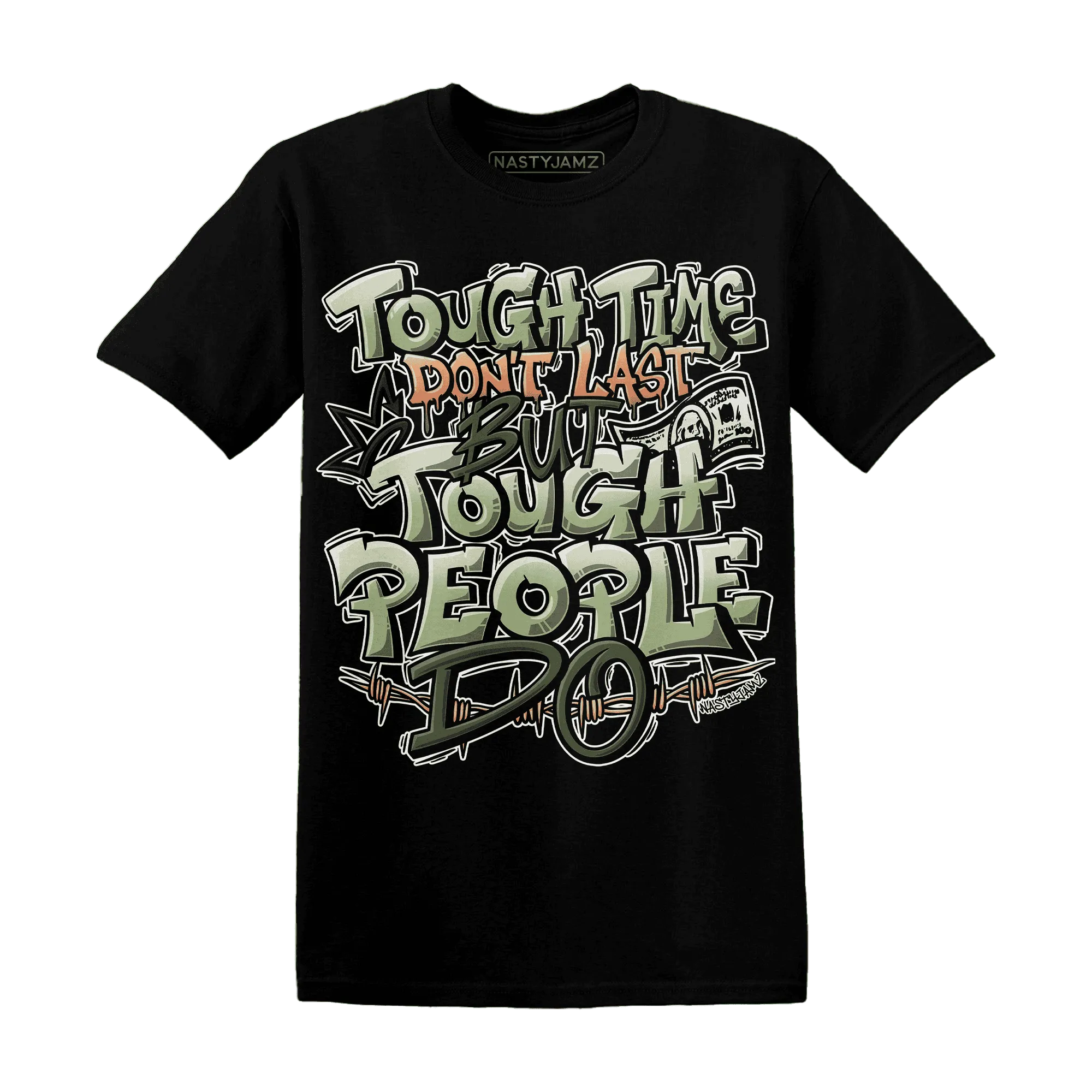 NastyJamz-VaporMax-Plus-Alligator-T-Shirt-Match-Tough-People-Never-Fall