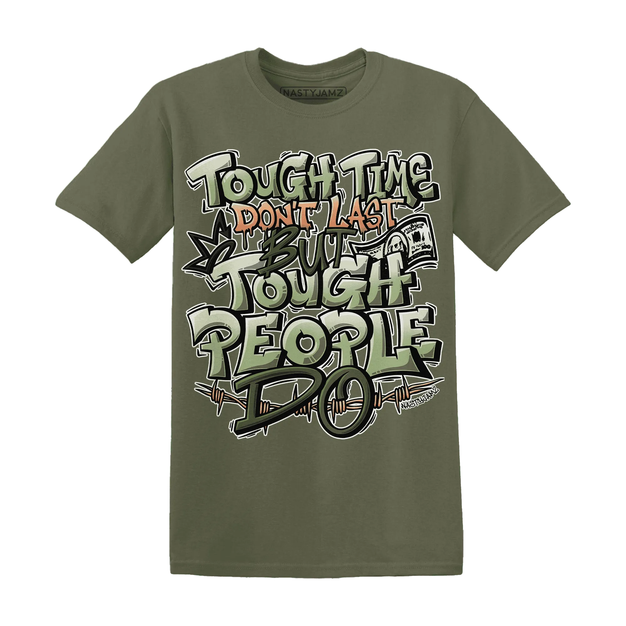 NastyJamz-VaporMax-Plus-Alligator-T-Shirt-Match-Tough-People-Never-Fall