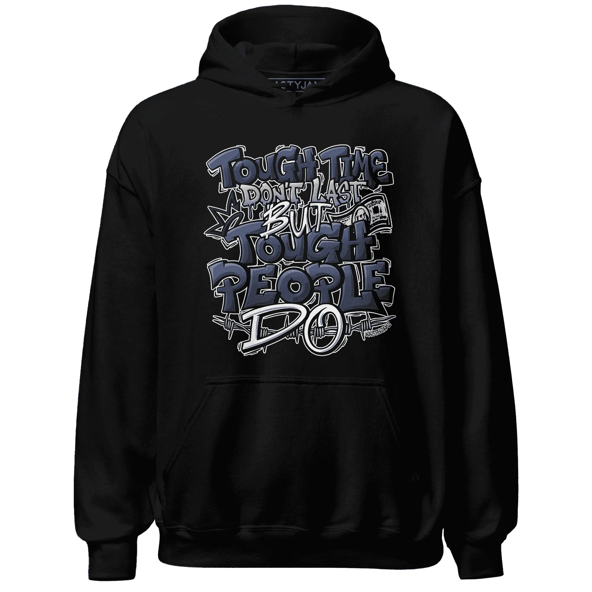 VaporMax-Plus-Midnight-Navy-White-Metallic-Silver-NastyJamz-Hoodie-Match-Tough-People-Never-Fall