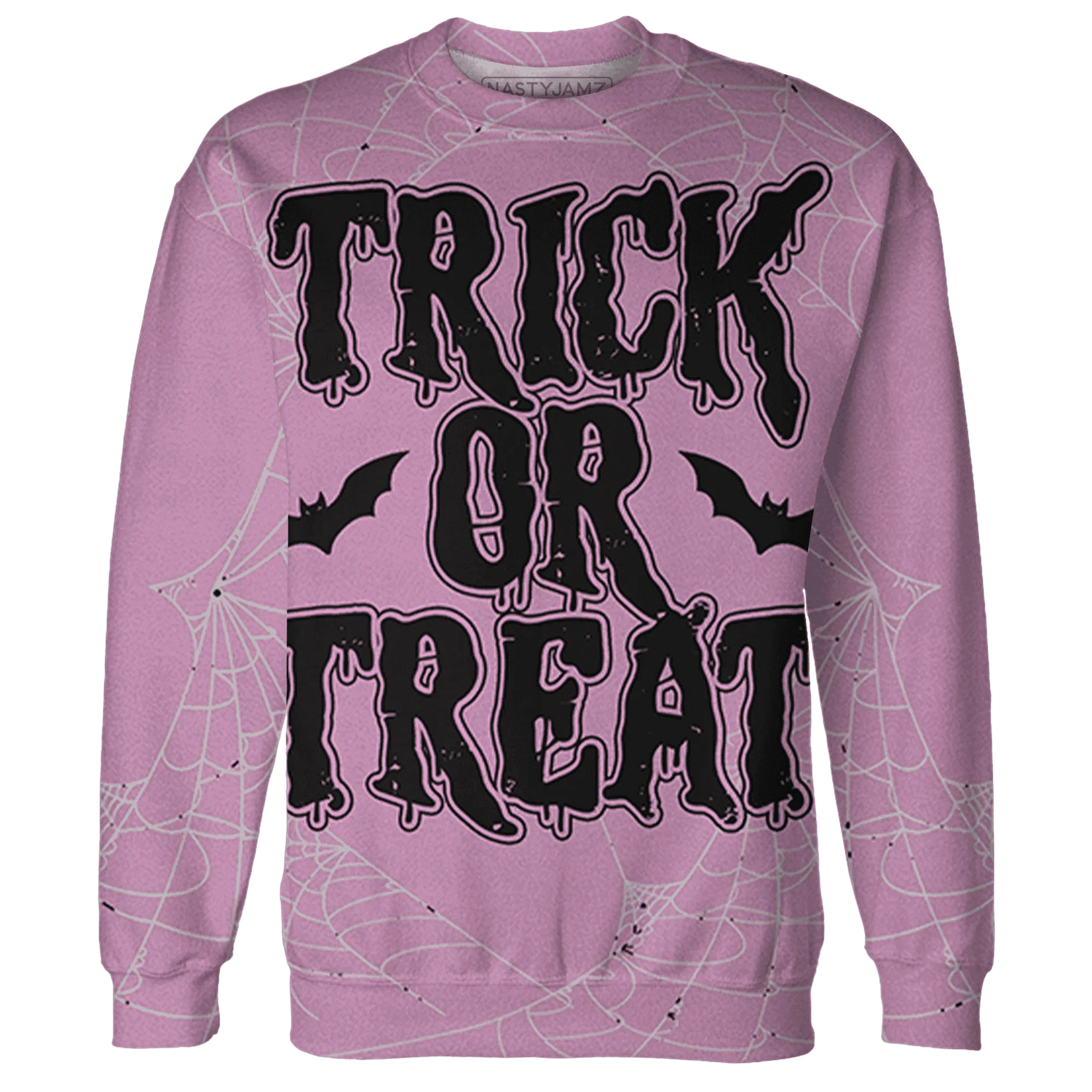 Orchid-Neutral-Grey-Black-White-4s-NastyJamz-Sweatshirt-Match-Trick-Or-Treat-3D