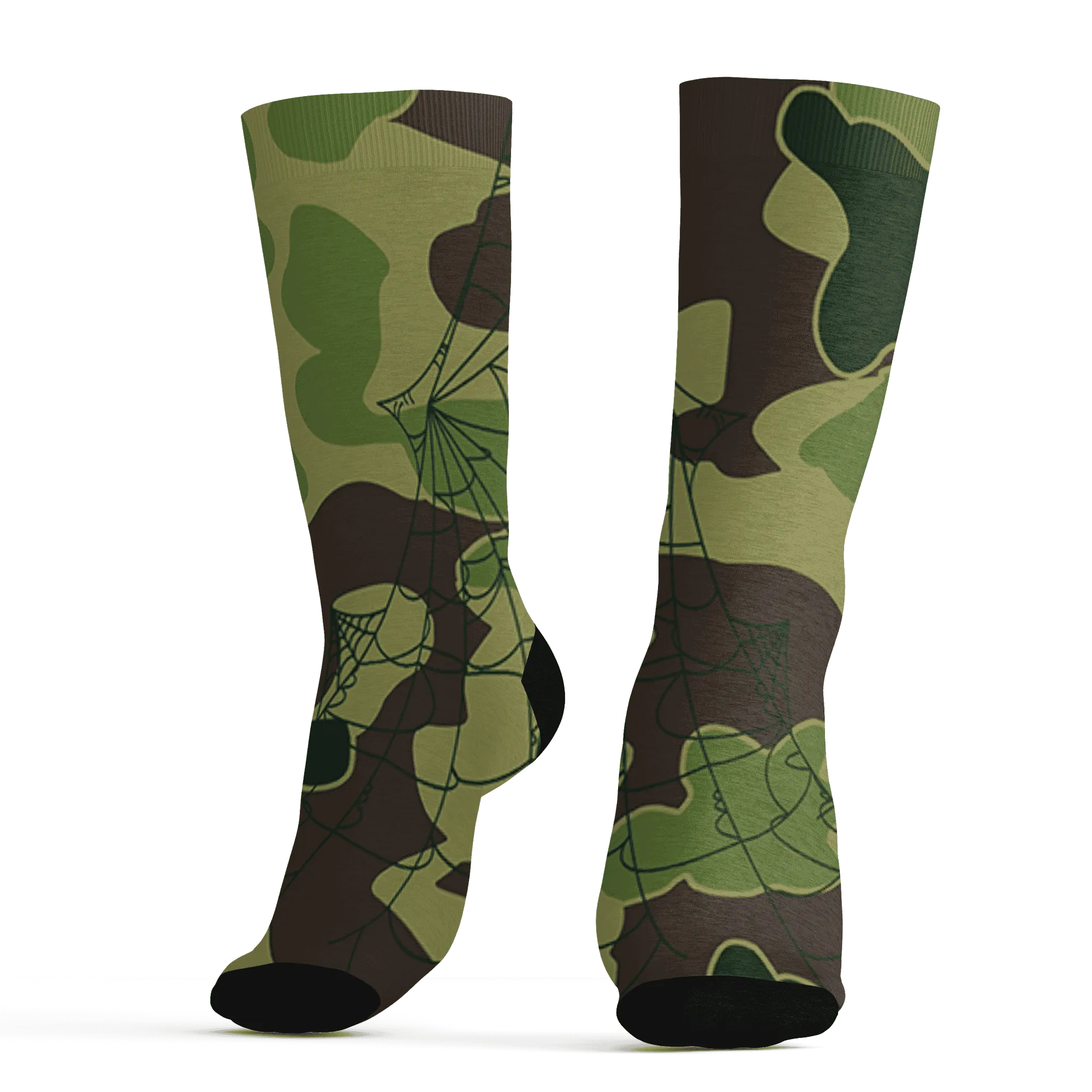 AM-90-Dark-Sage-Solar-Red-NastyJamz-Socks-Match-Trick-Or-Treat-3D
