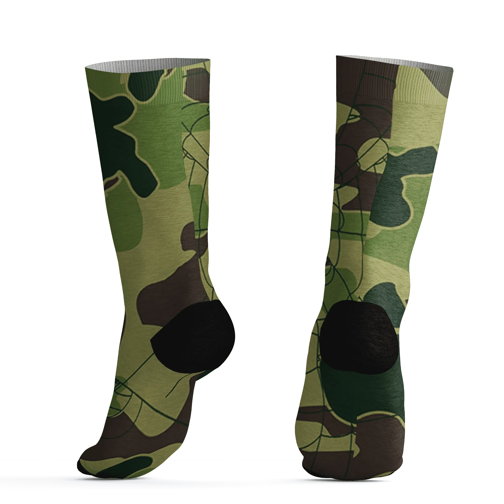 AM-90-Dark-Sage-Solar-Red-NastyJamz-Socks-Match-Trick-Or-Treat-3D
