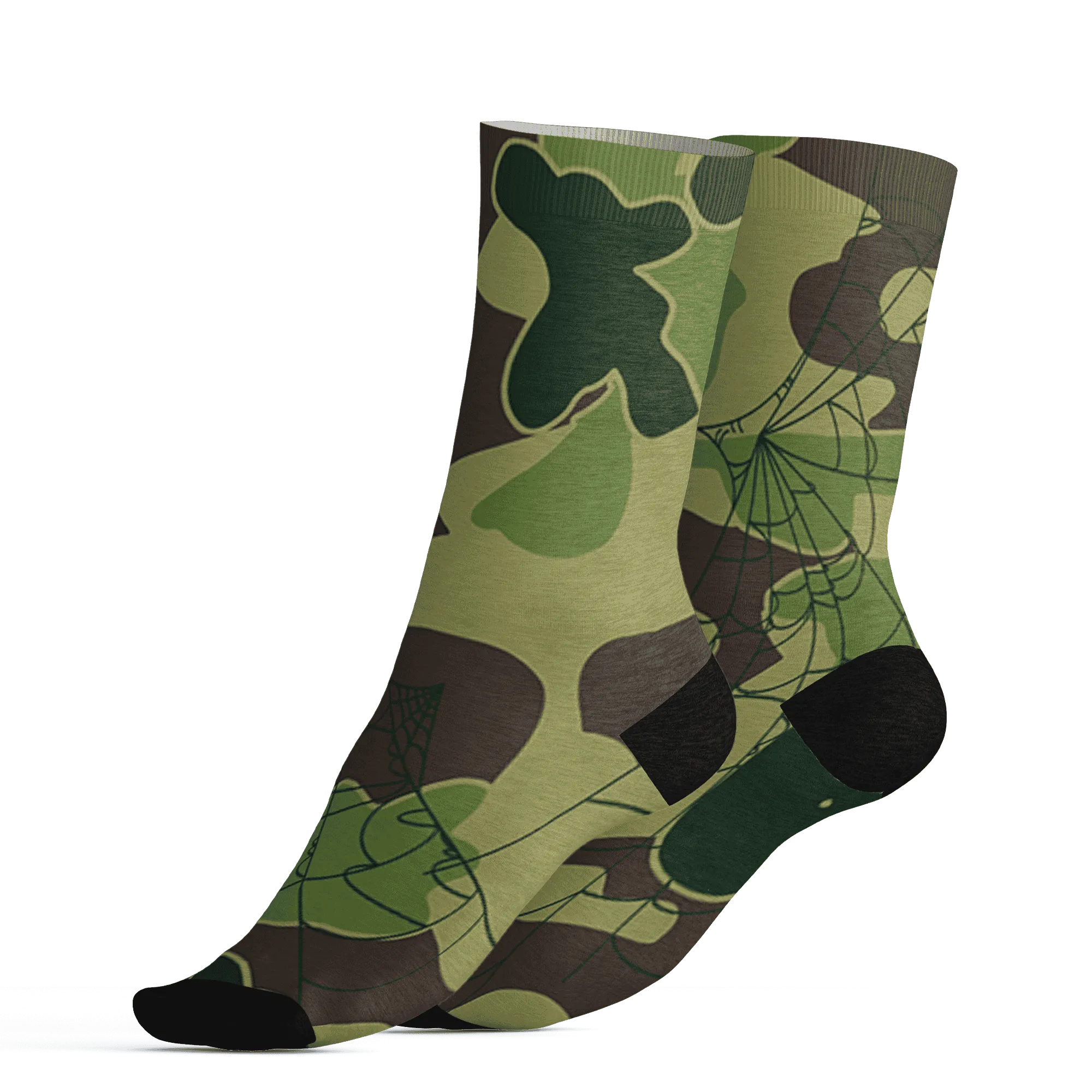 AM-90-Dark-Sage-Solar-Red-NastyJamz-Socks-Match-Trick-Or-Treat-3D