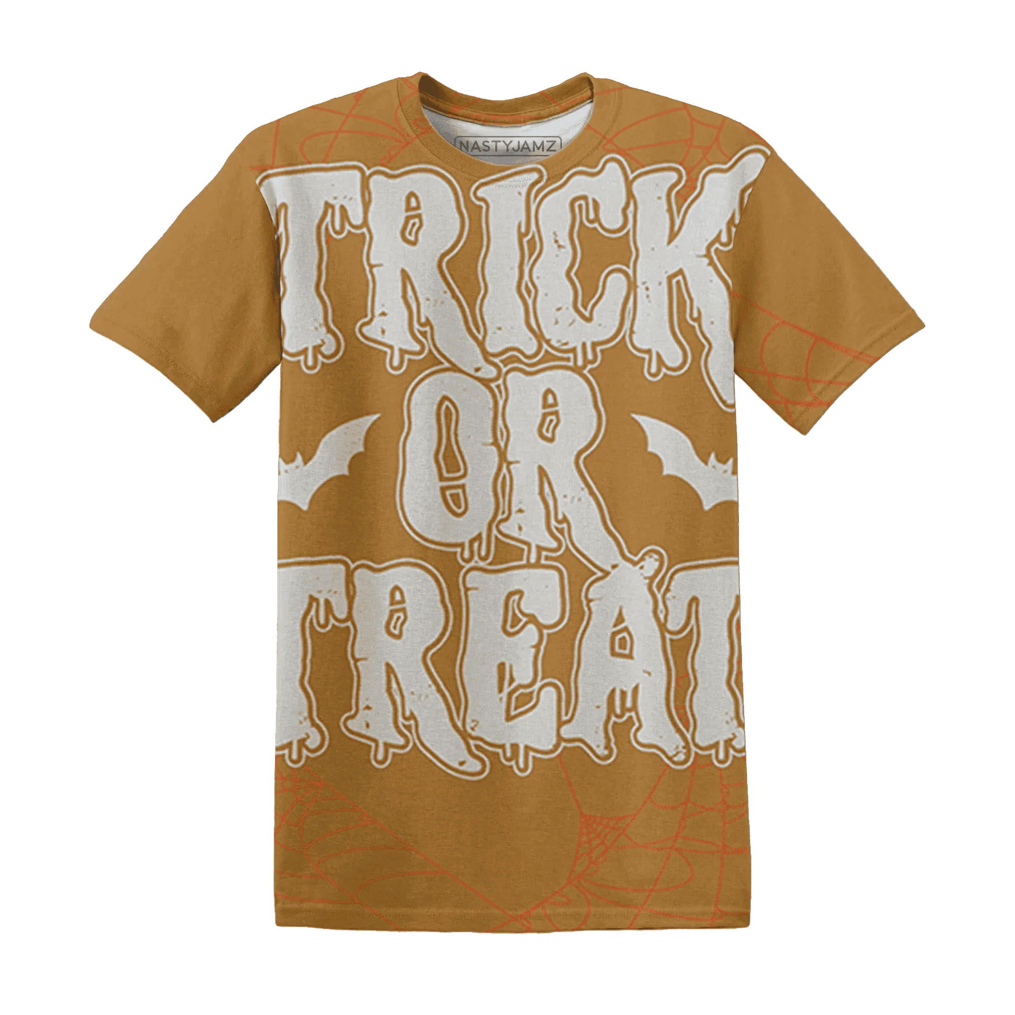 Dunk-Low-Retro-Wheat-Orange-NastyJamz-T-Shirt-Match-Trick-Or-Treat-3D