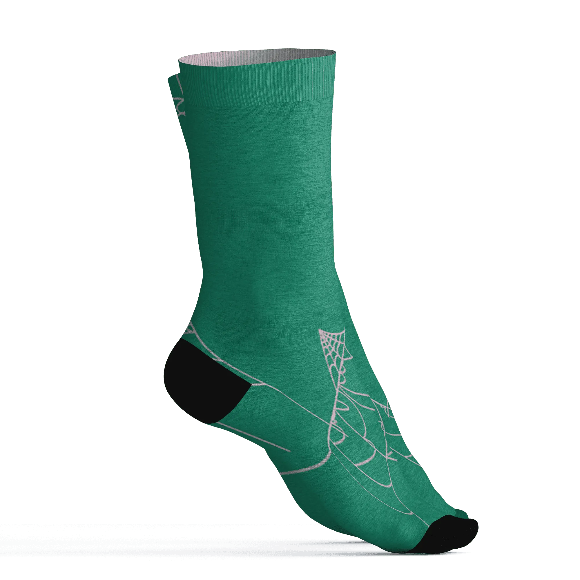 Dunk-Pink-Malachite-Medium-Soft-Low-Sail-NastyJamz-Socks-Match-Trick-Or-Treat-3D