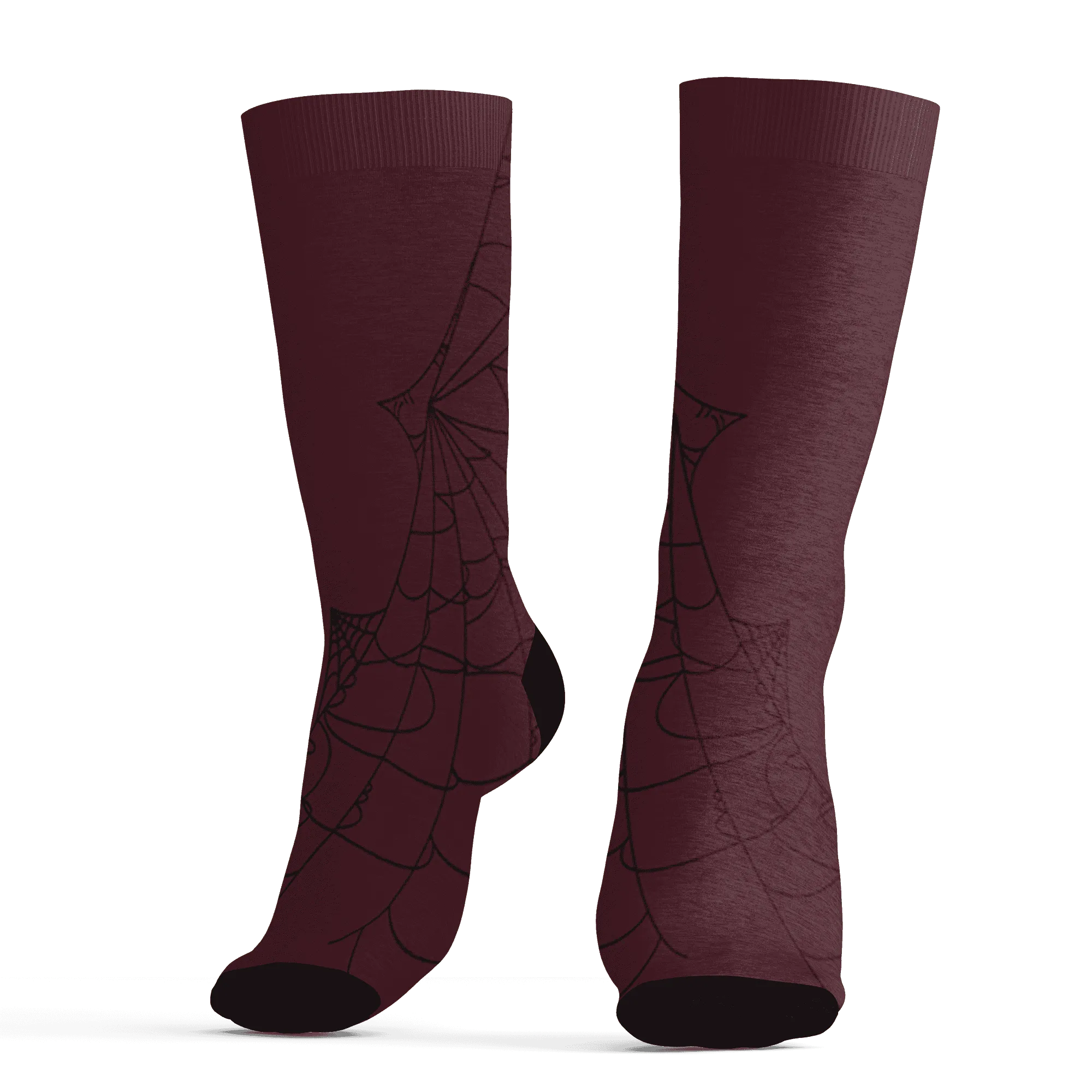 VaporMax-Night-Maron-Burgundy-NastyJamz-Socks-Match-Trick-Or-Treat-3D