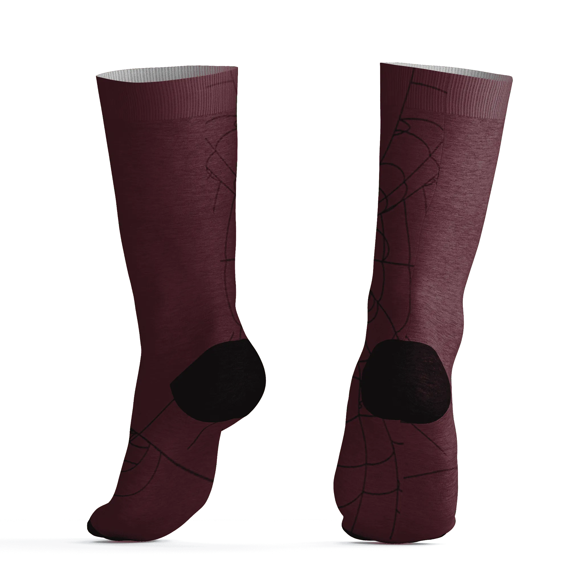 VaporMax-Night-Maron-Burgundy-NastyJamz-Socks-Match-Trick-Or-Treat-3D