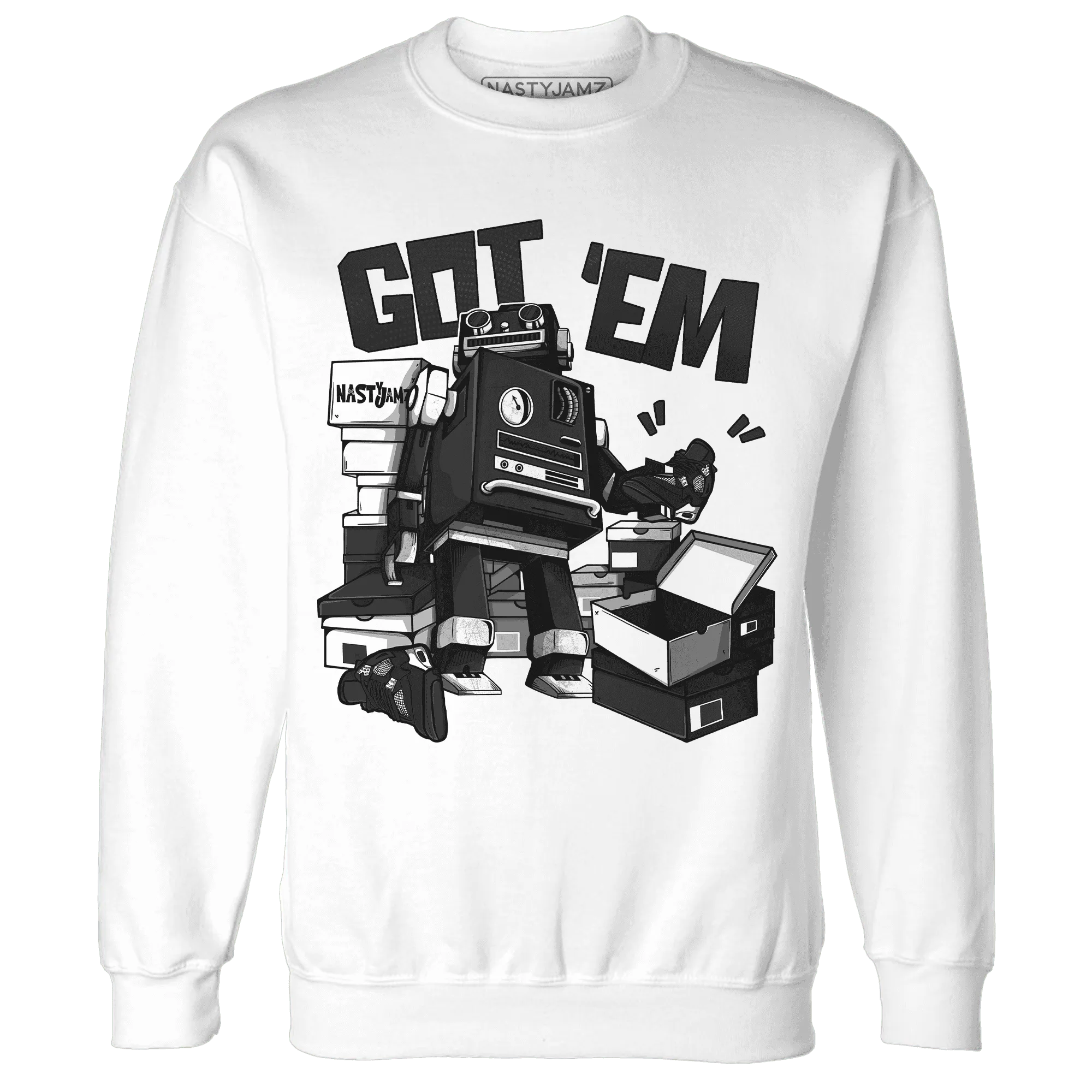 White-Thunder-4s-Sweatshirt-Match-Trooper-Got-Em
