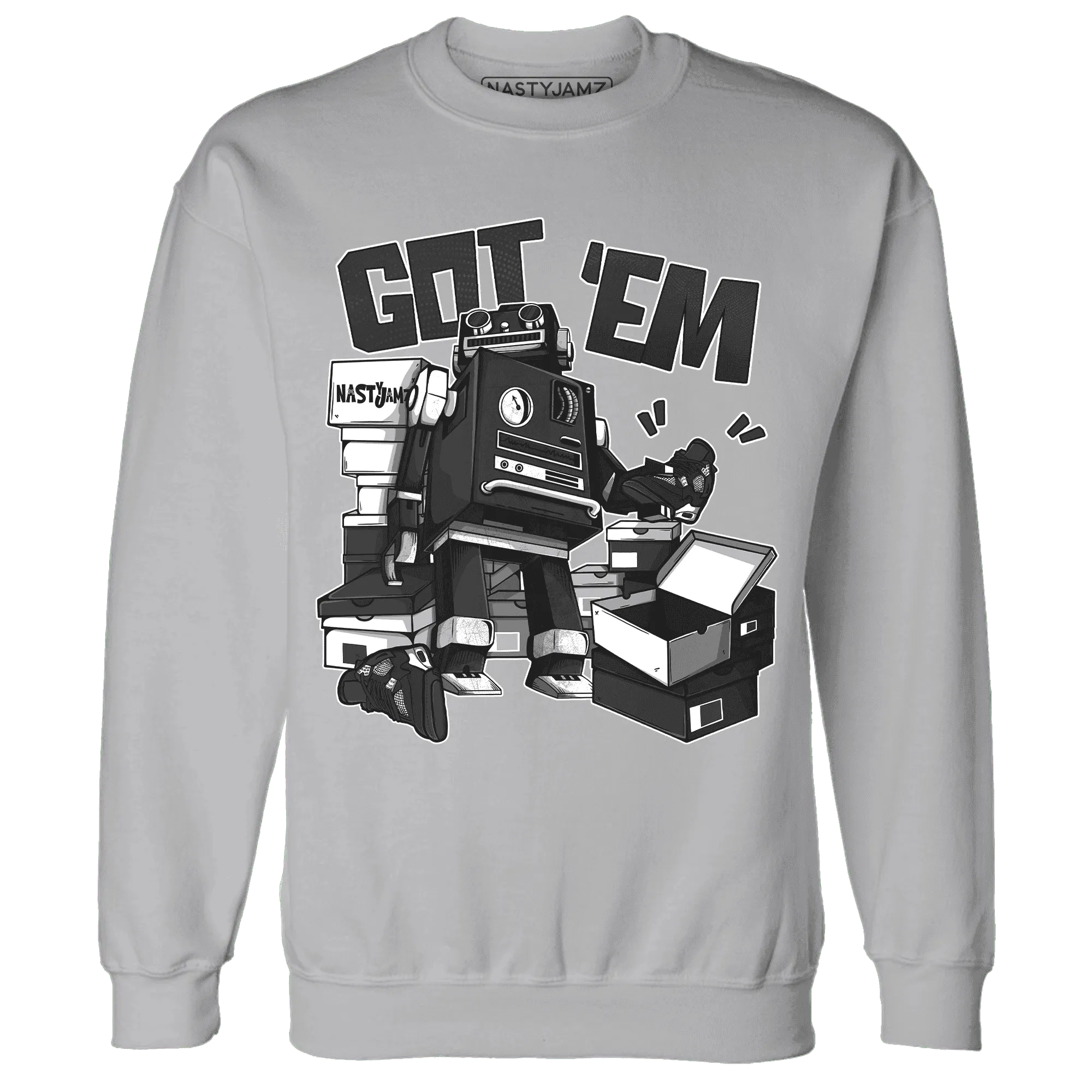 White-Thunder-4s-Sweatshirt-Match-Trooper-Got-Em