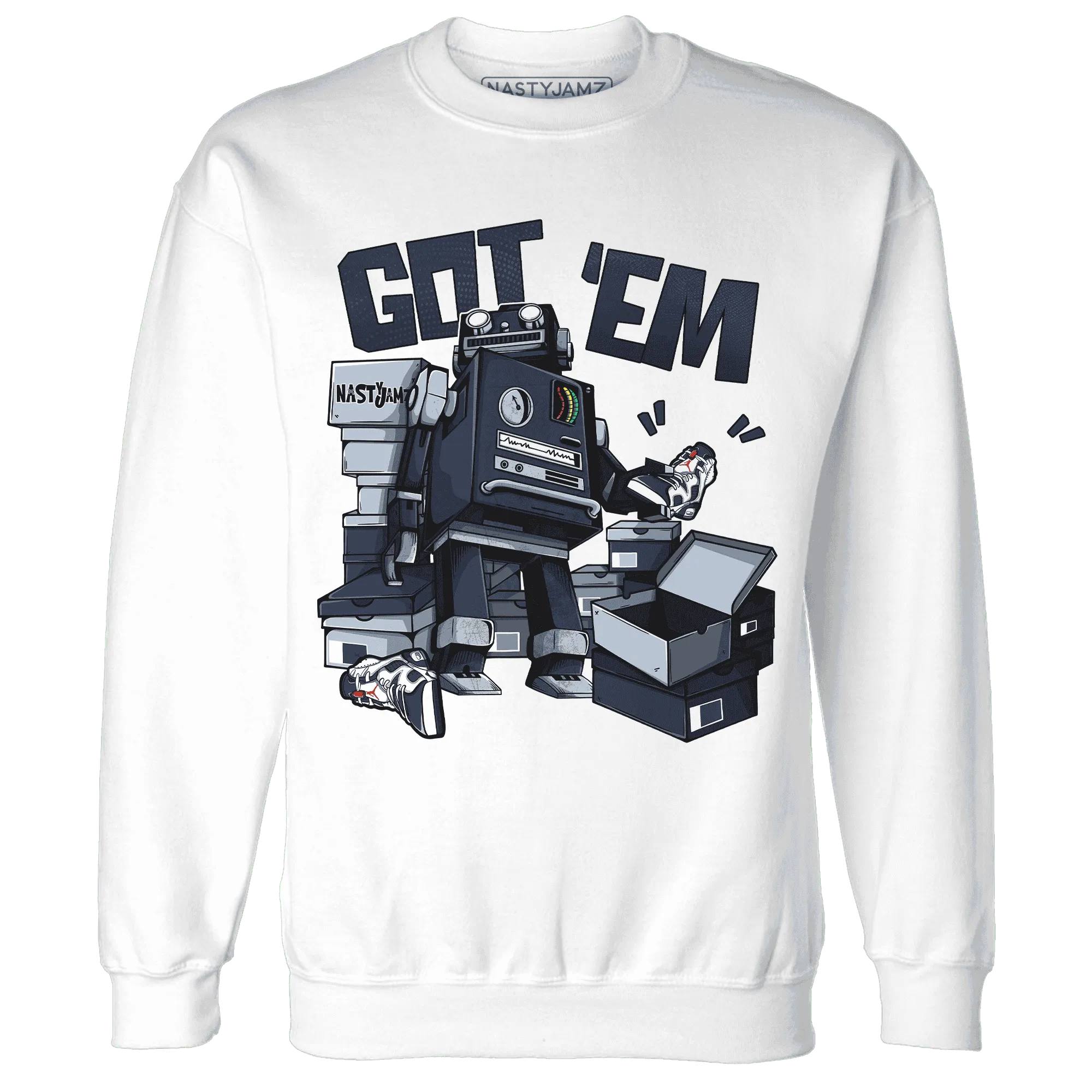 White-Navy-6s-Sweatshirt-Match-Trooper-Got-Em